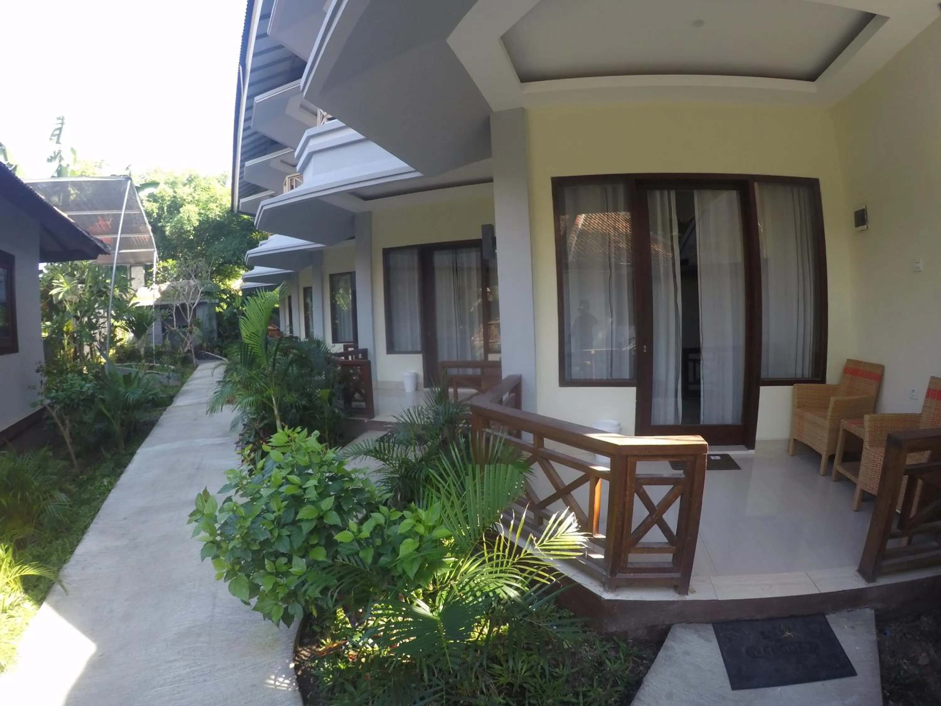 Patio in Coral Beach 2 Bungalow