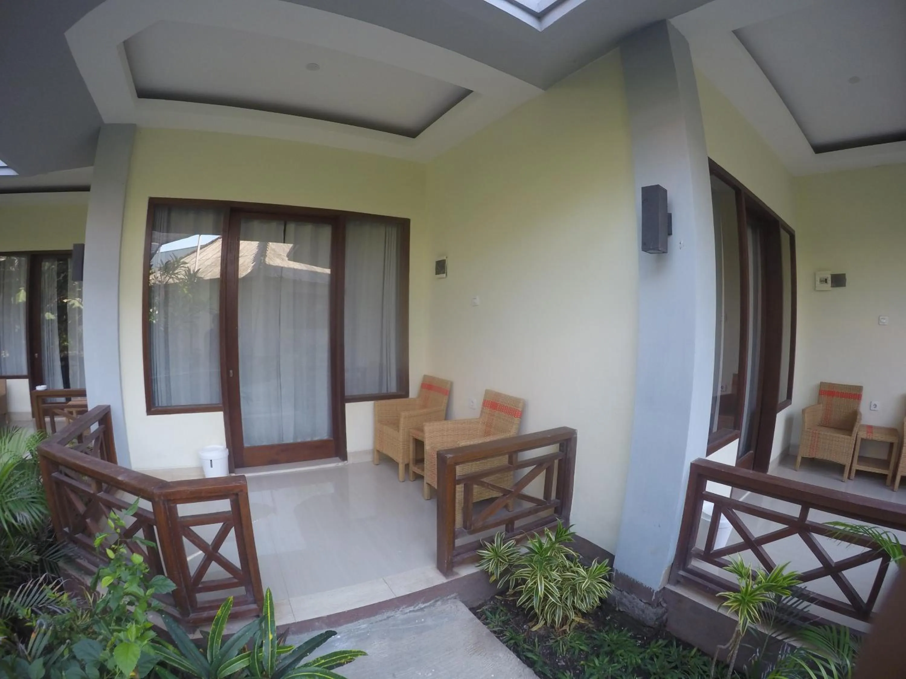 Patio in Coral Beach 2 Bungalow