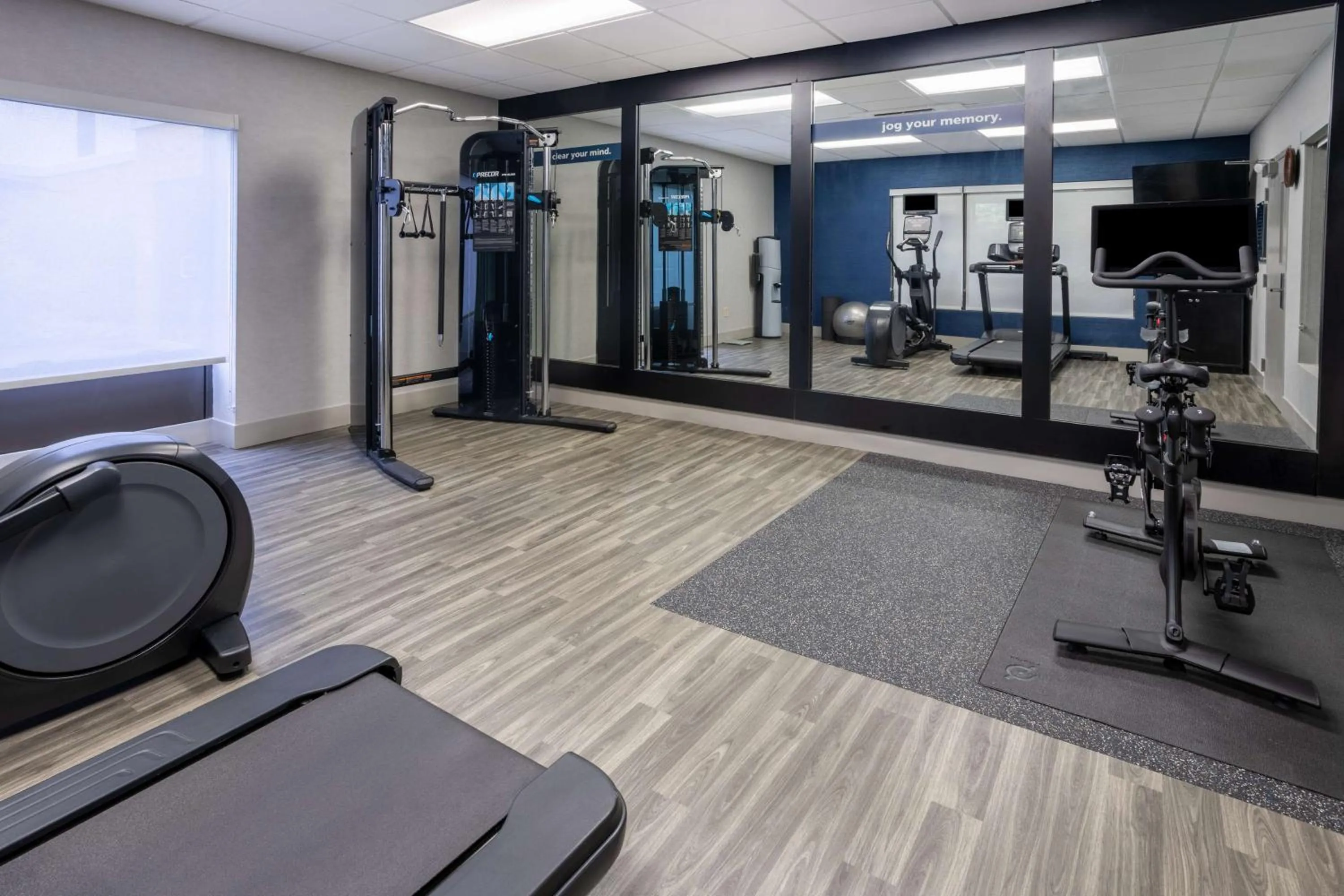 Fitness centre/facilities in Hampton Inn Harriman Woodbury