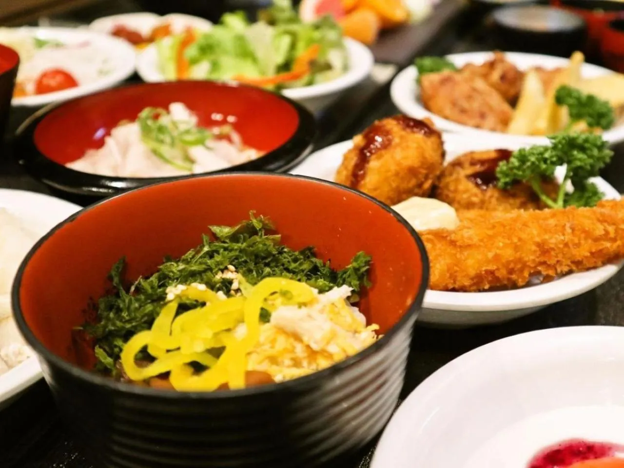 Buffet breakfast in Dormy Inn Kagoshima