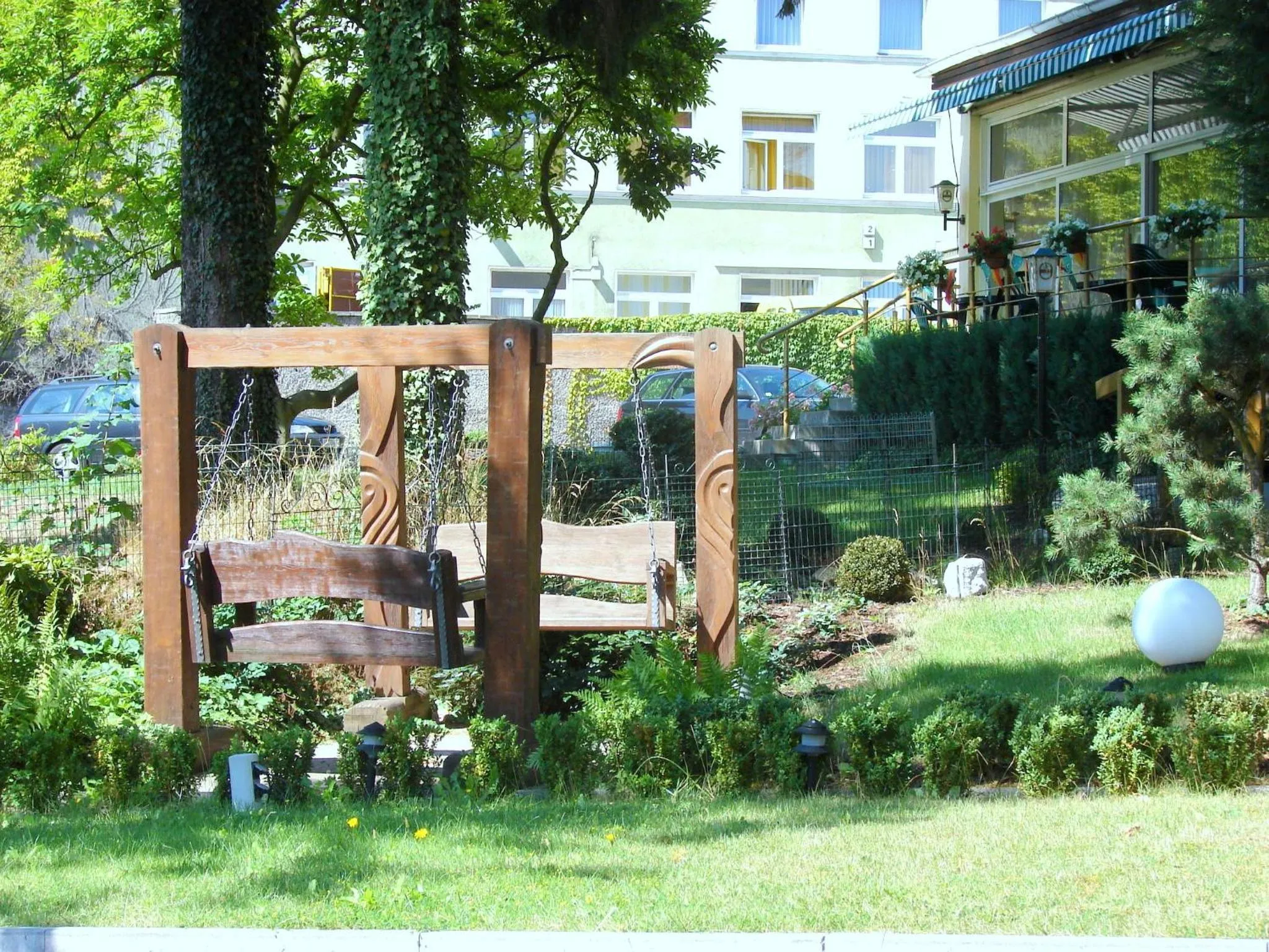 Garden in Hotel Krone