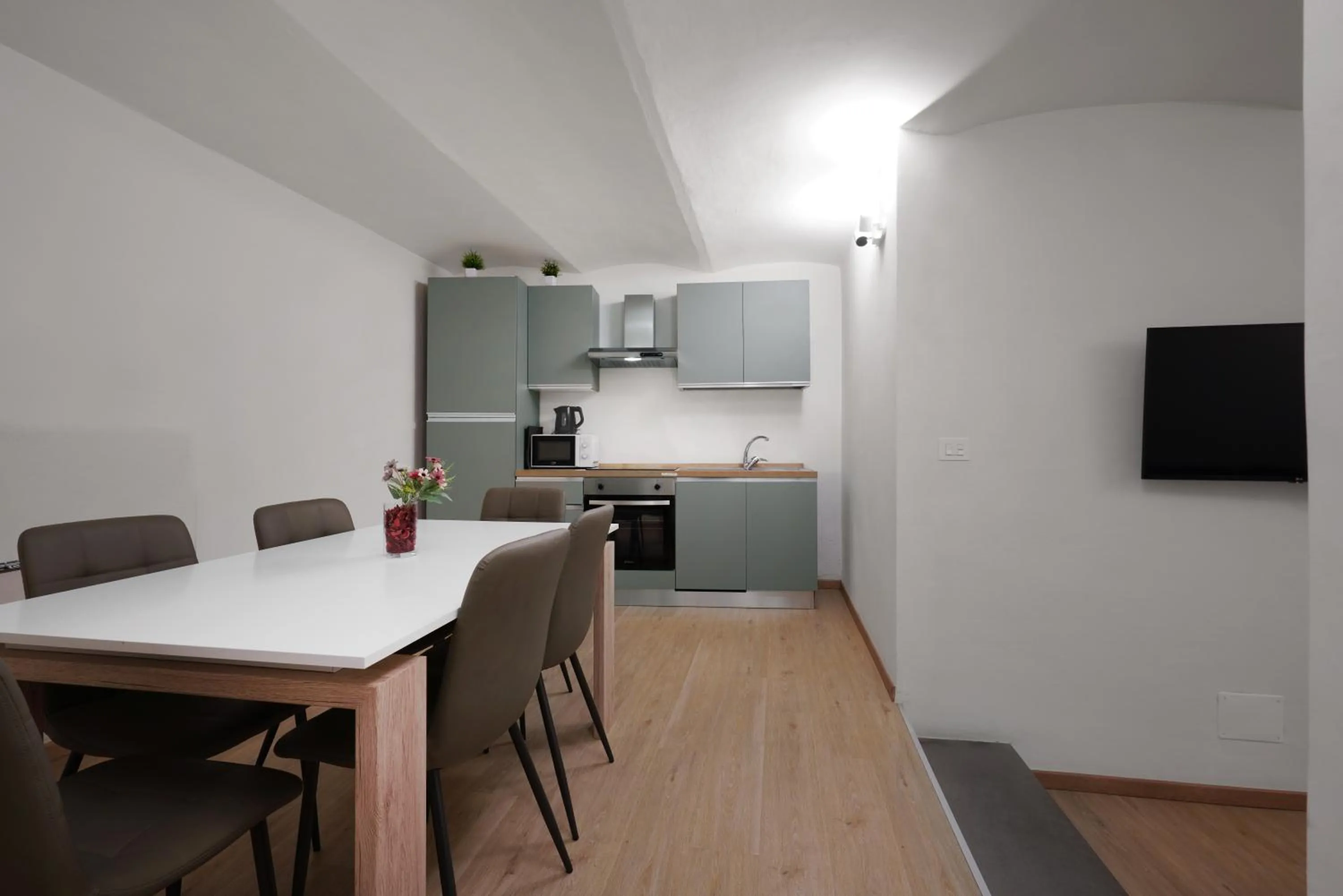 Kitchen or kitchenette in B&B Le Stanze del Duomo