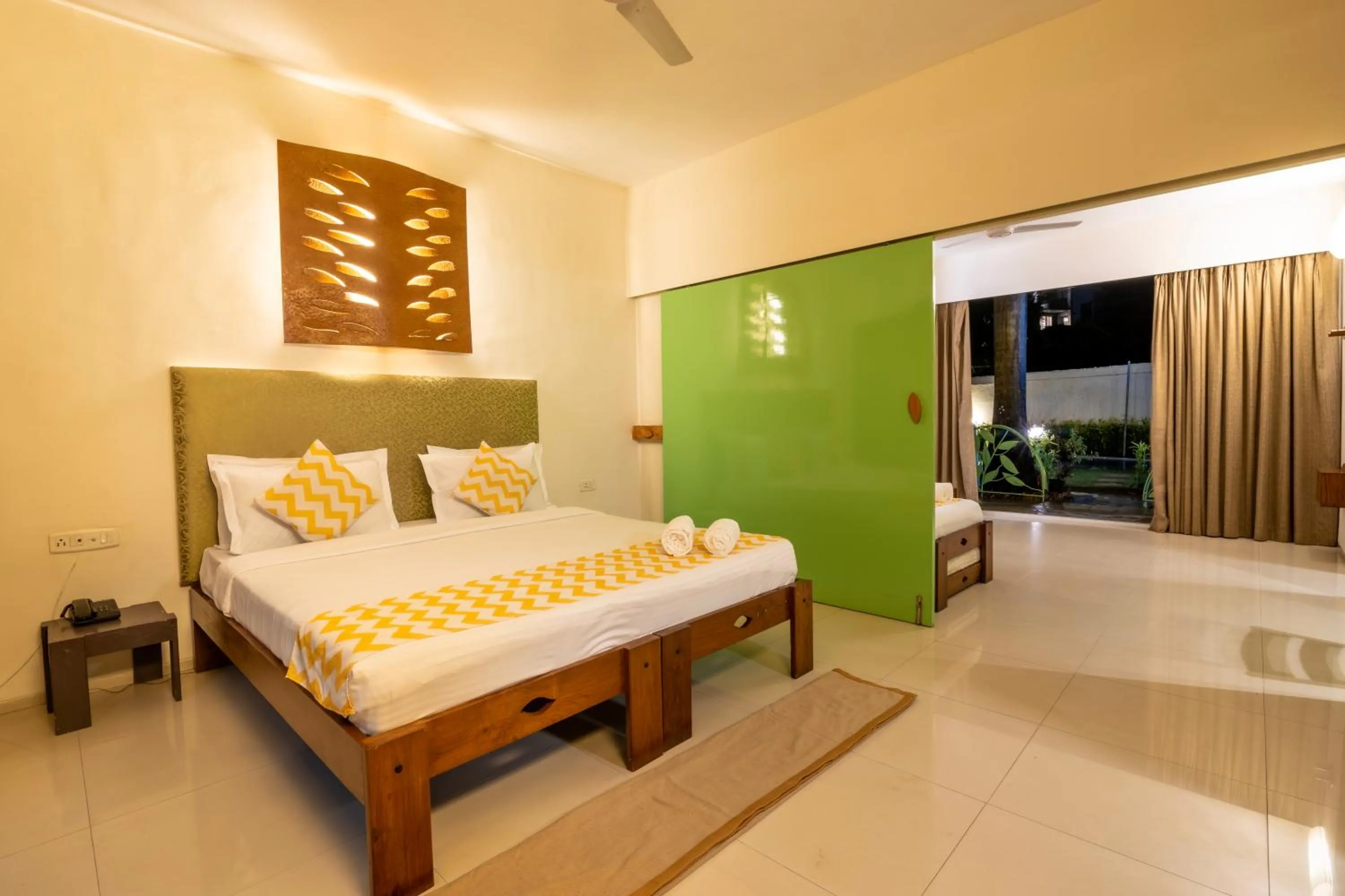 Bedroom, Bed in Sharanam Green Resort
