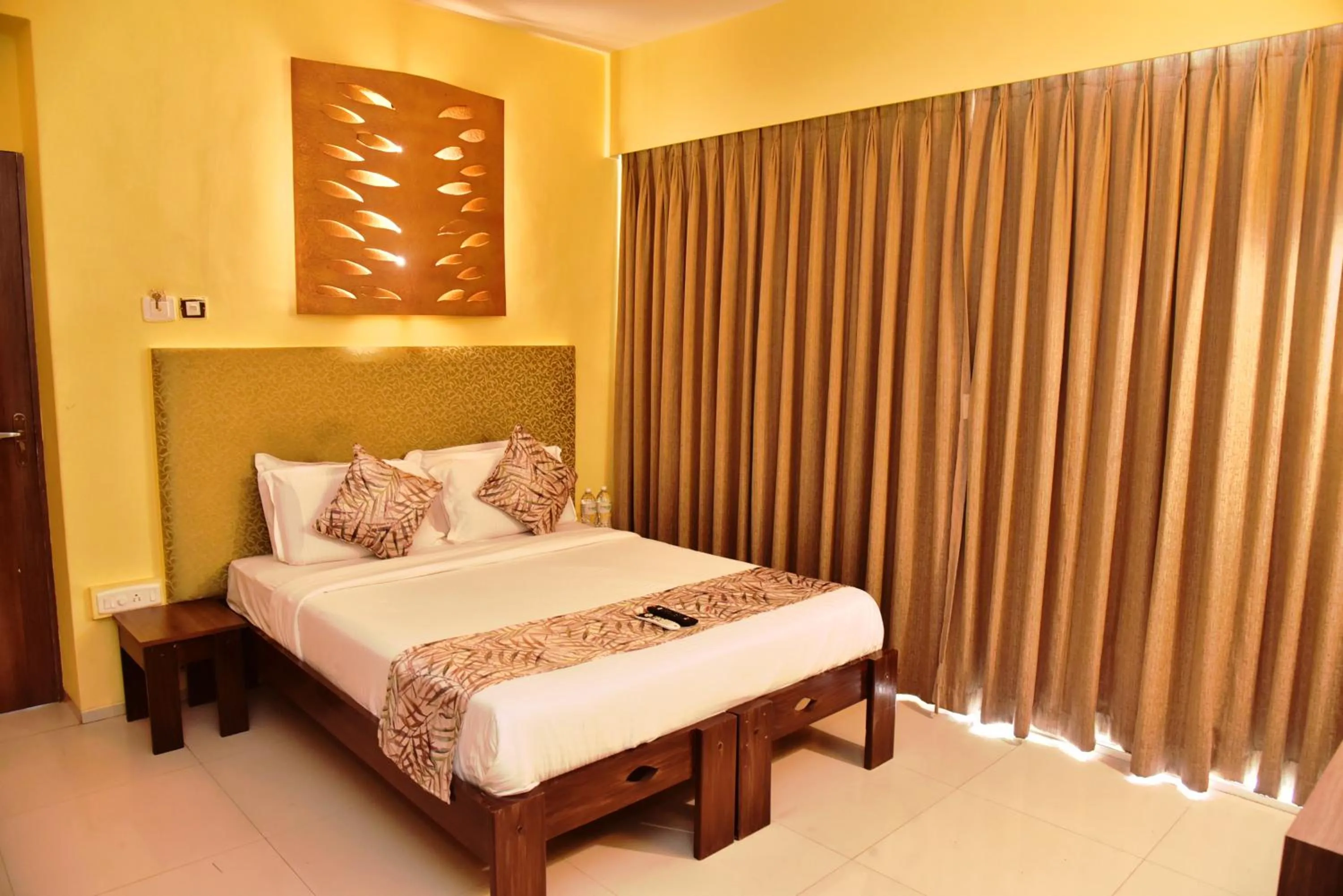 Bedroom, Bed in Sharanam Green Resort