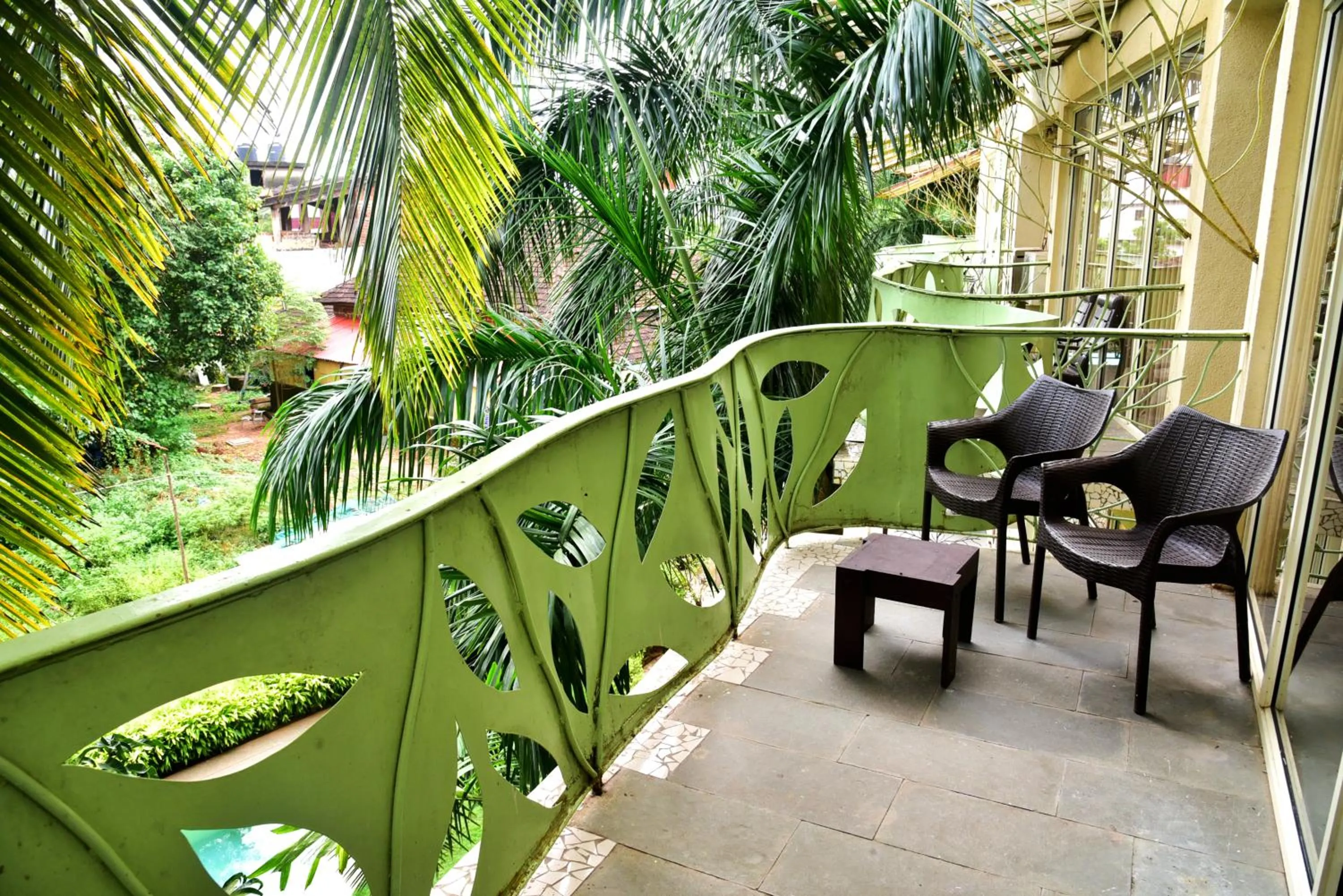 Balcony/Terrace in Sharanam Green Resort