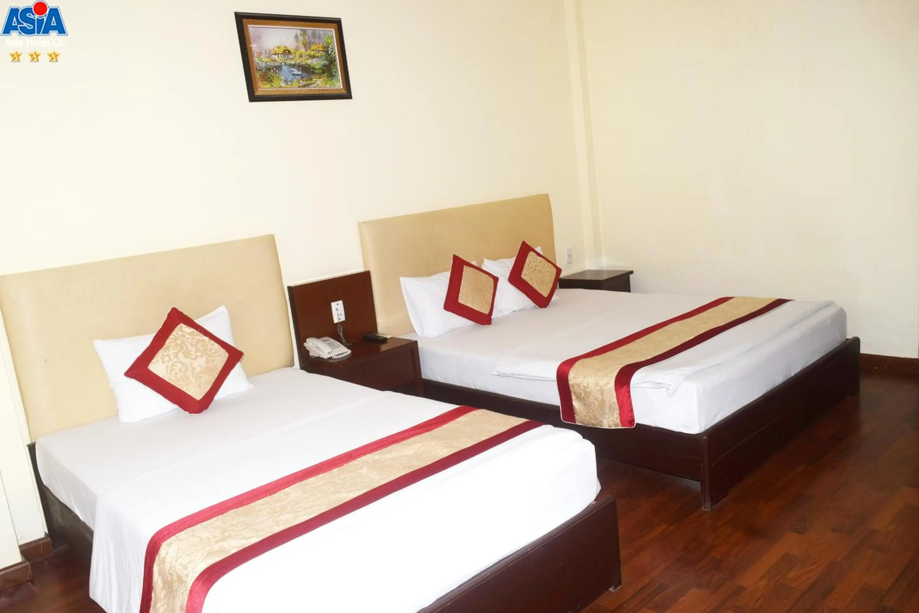 Bed in Asia Hotel Can Tho