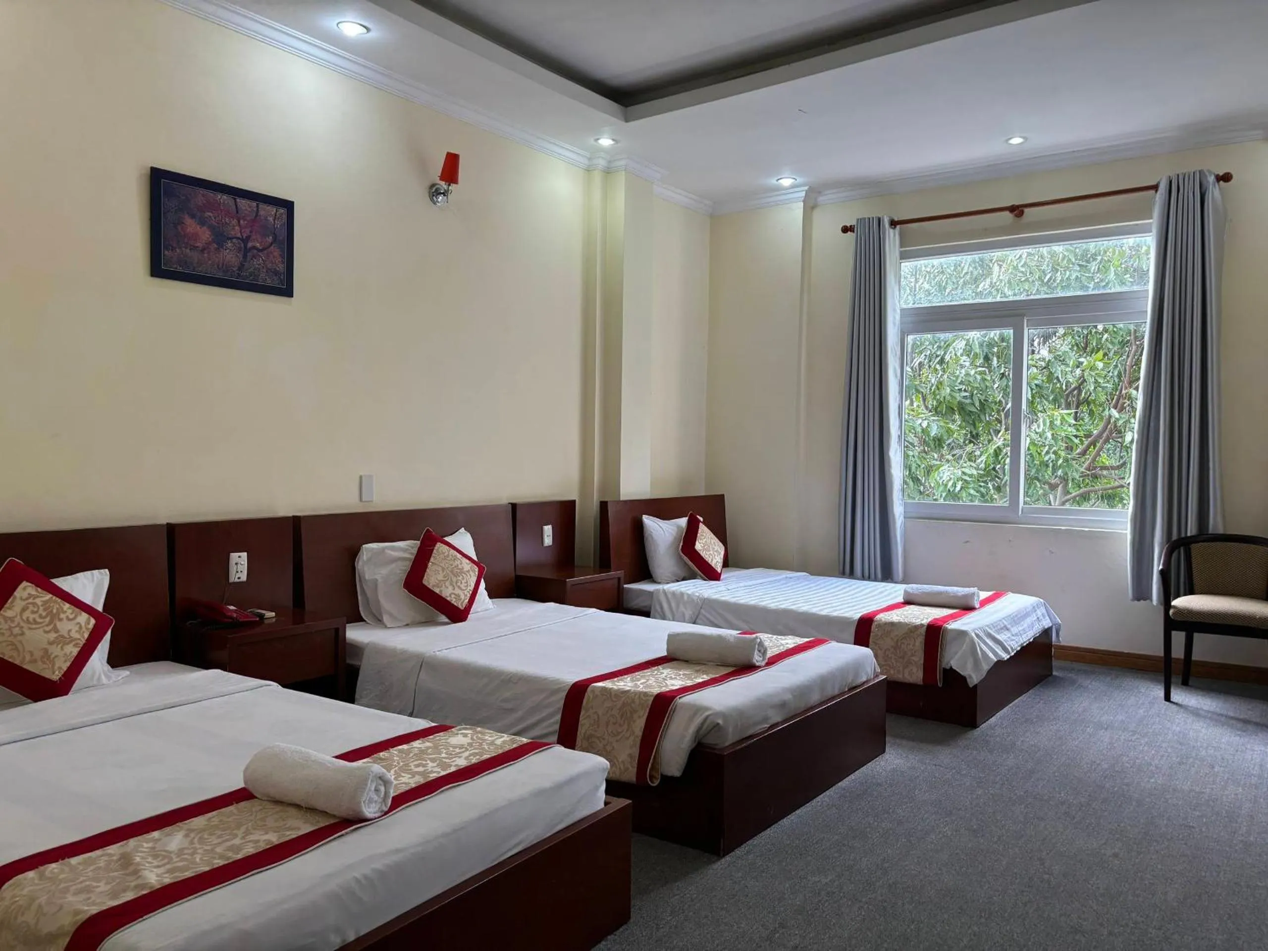 Bed in Asia Hotel Can Tho