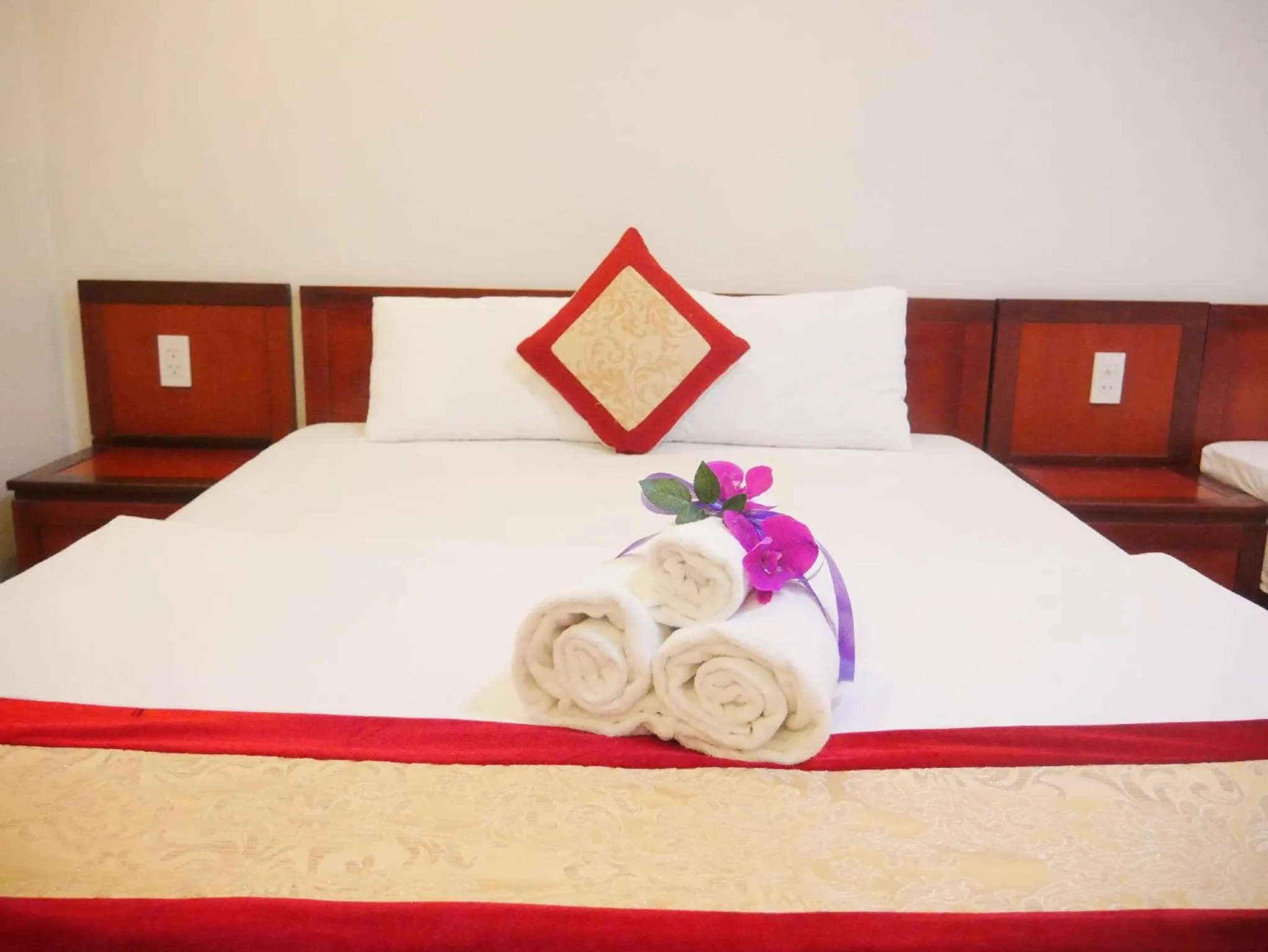 Bed in Asia Hotel Can Tho