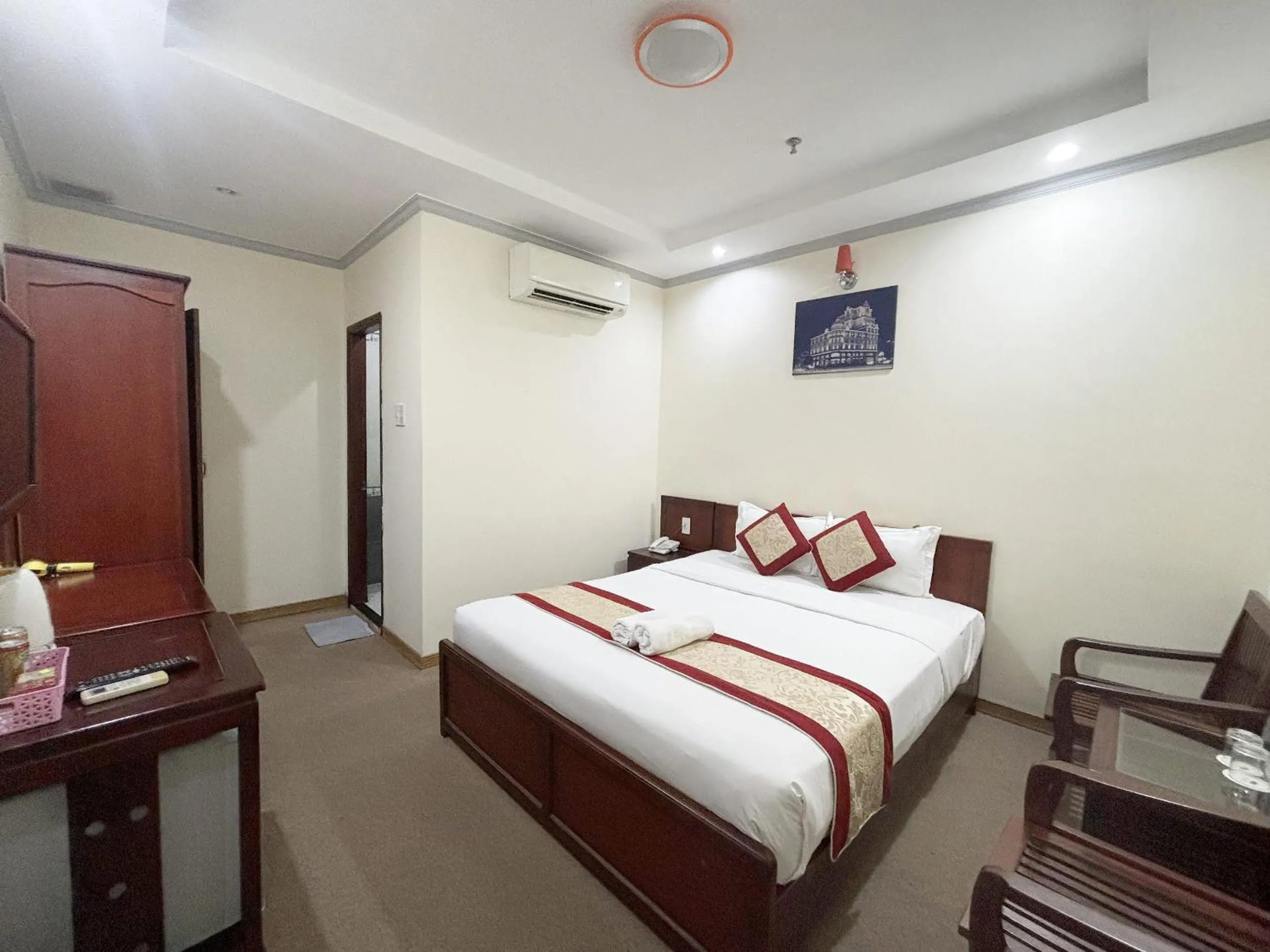 Bed in Asia Hotel Can Tho