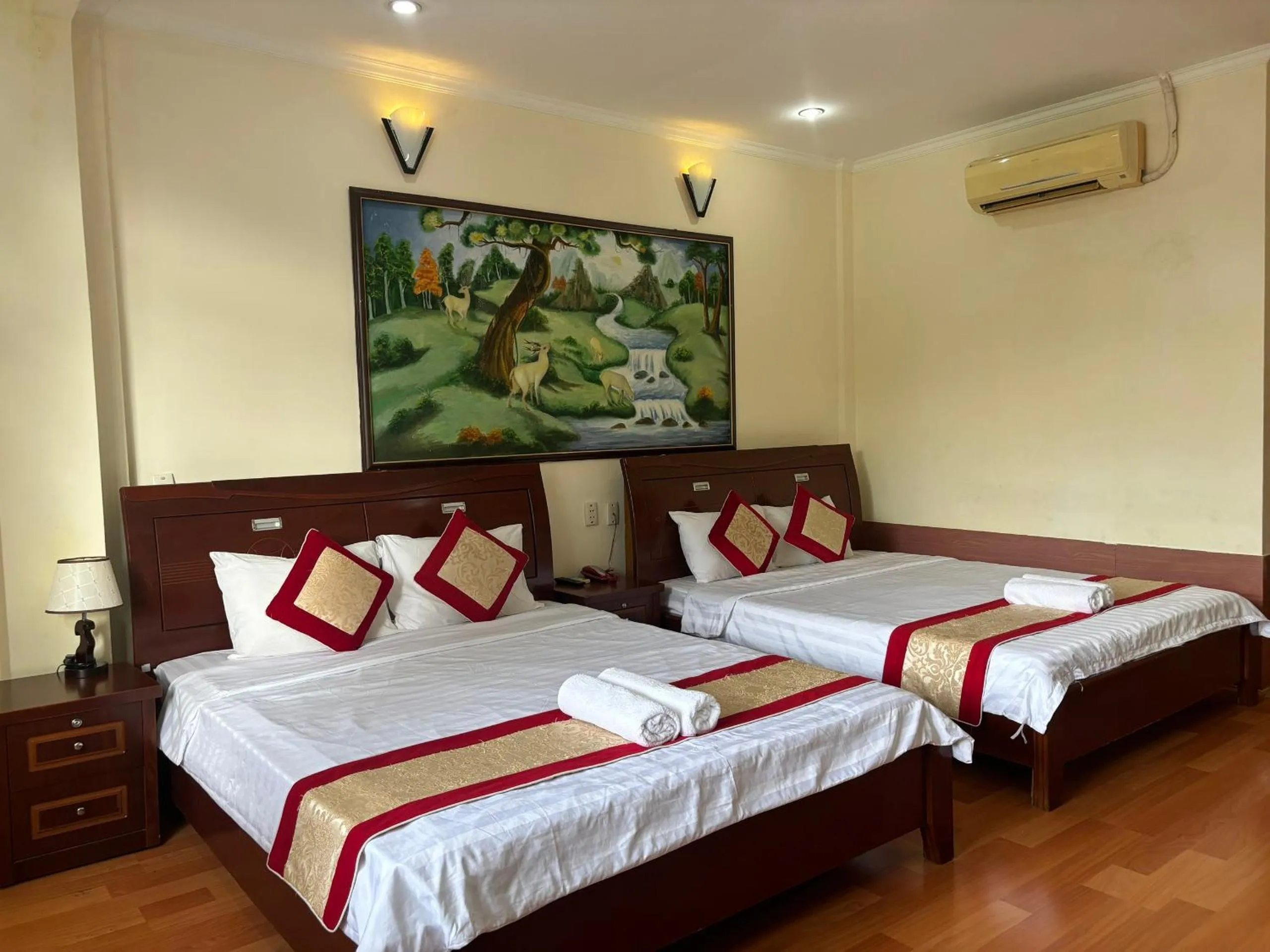 Bed in Asia Hotel Can Tho