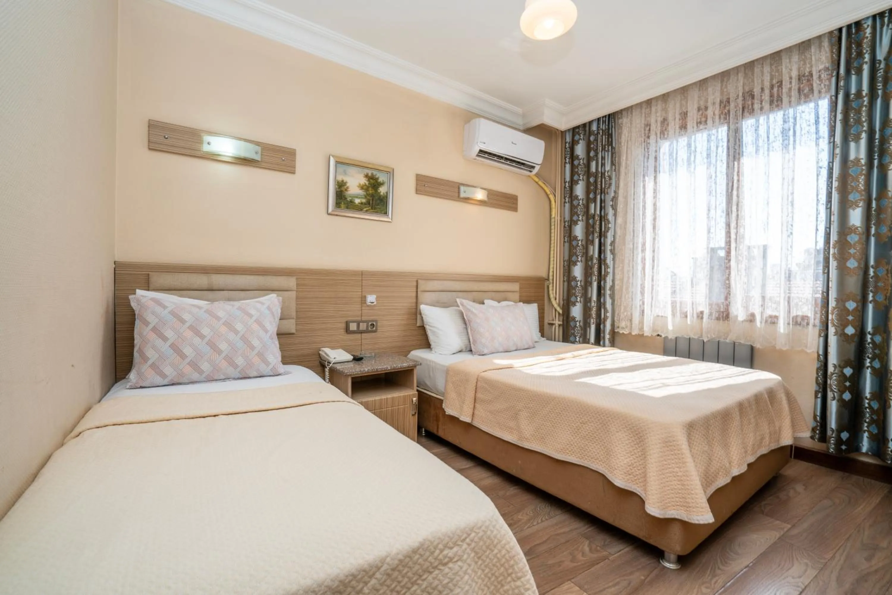 Bed in Grand Reis Hotel