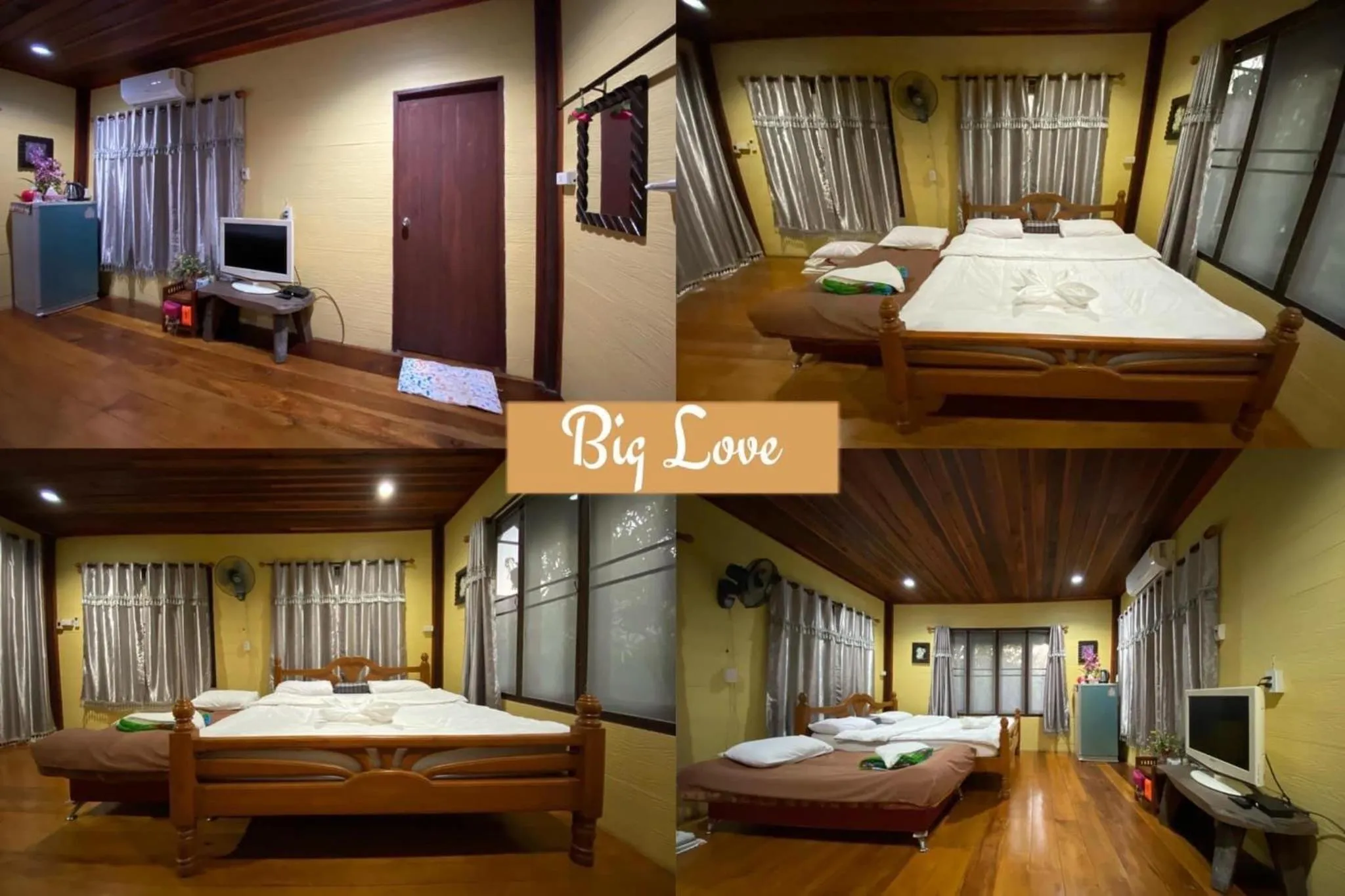 Bed in Wangnamkeaw Goodviewresort