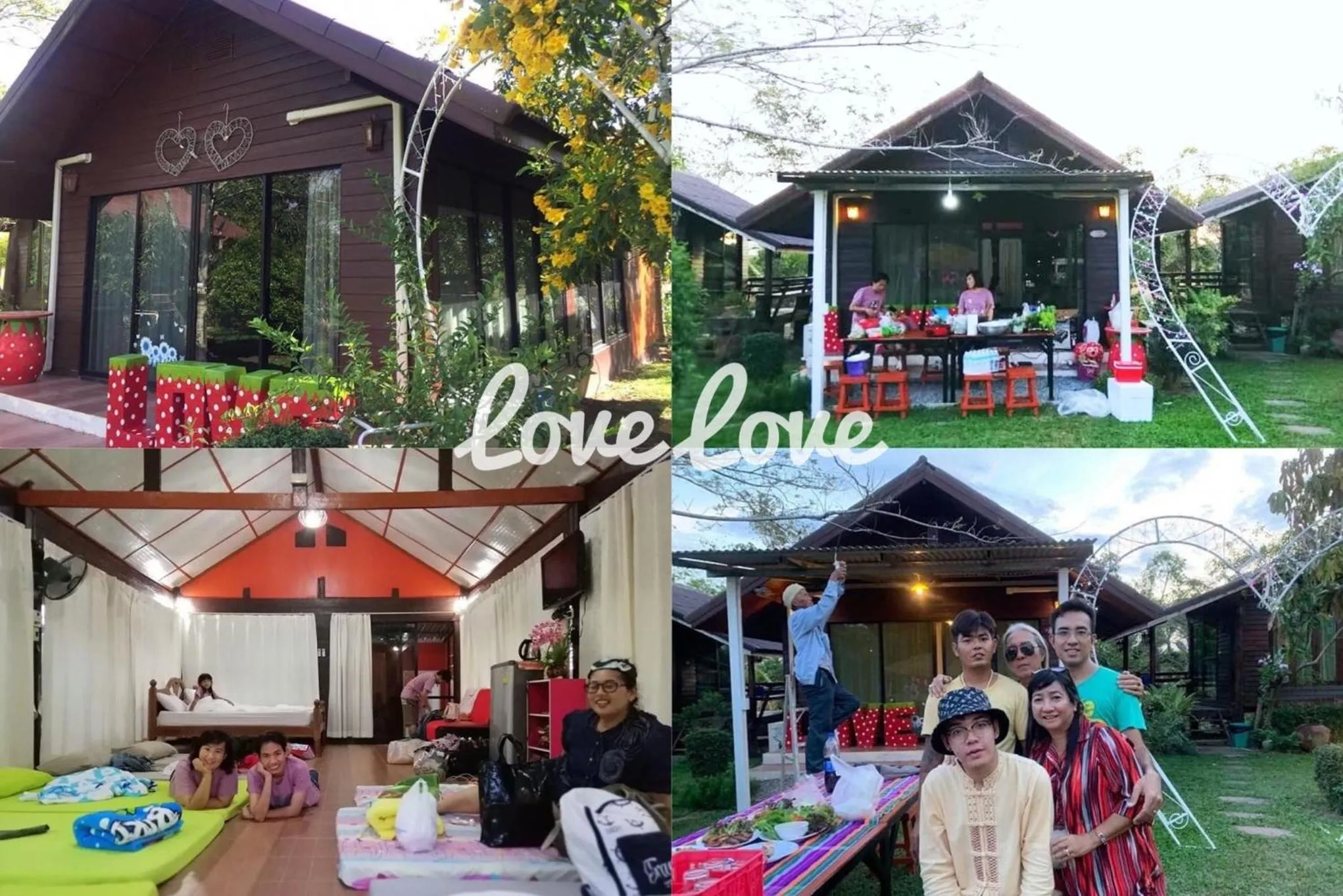 group of guests in Wangnamkeaw Goodviewresort