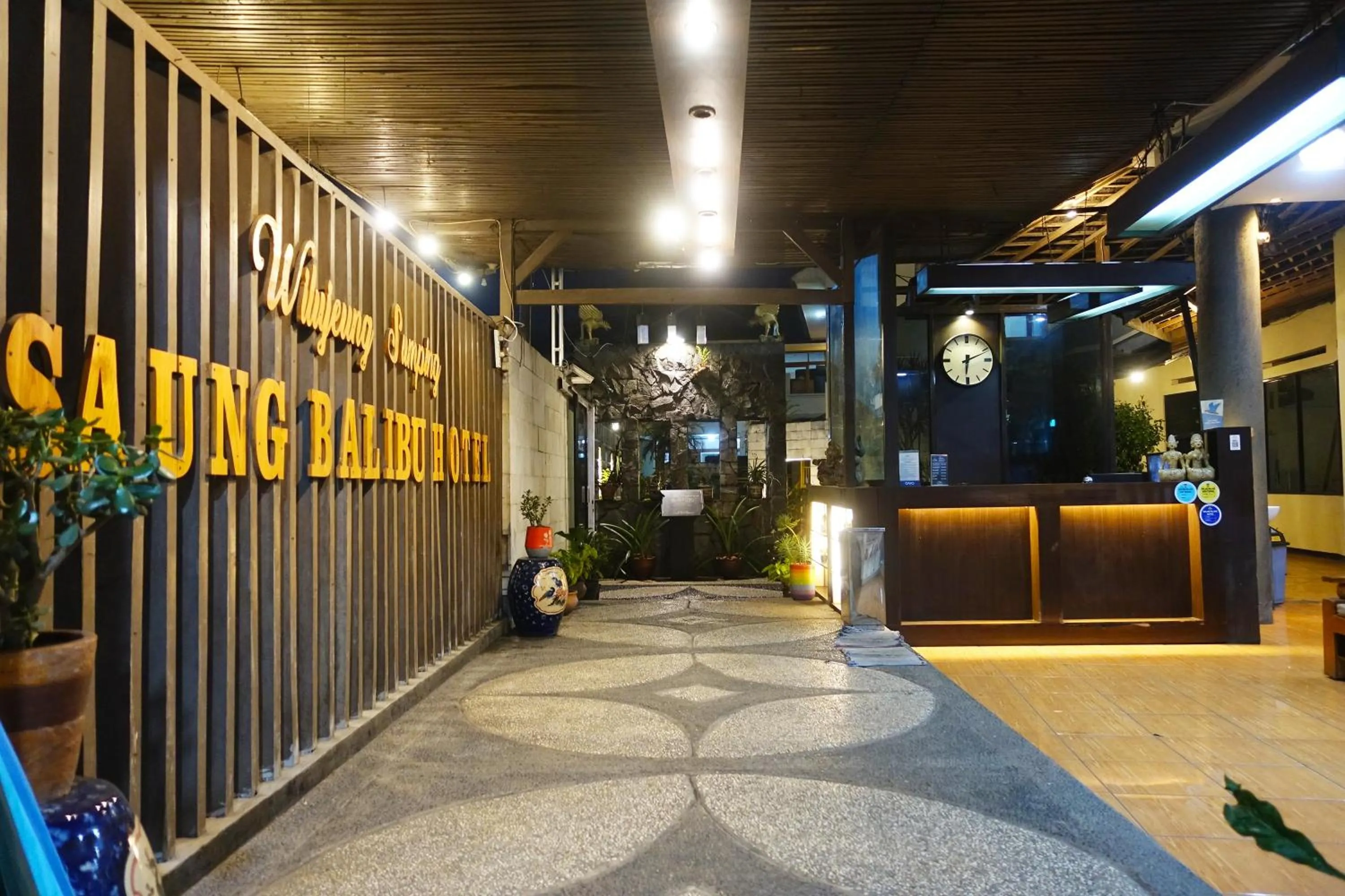 Lobby or reception in Saung Balibu Hotel