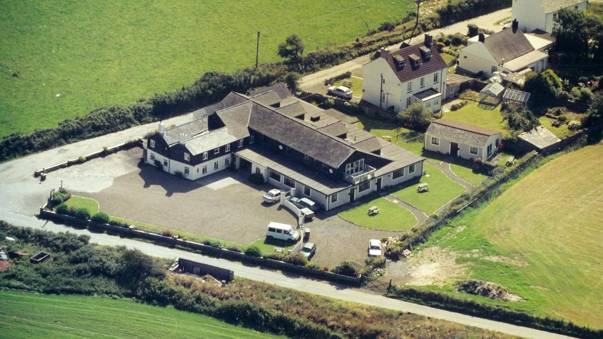 Bird's eye view in The Poldark Inn