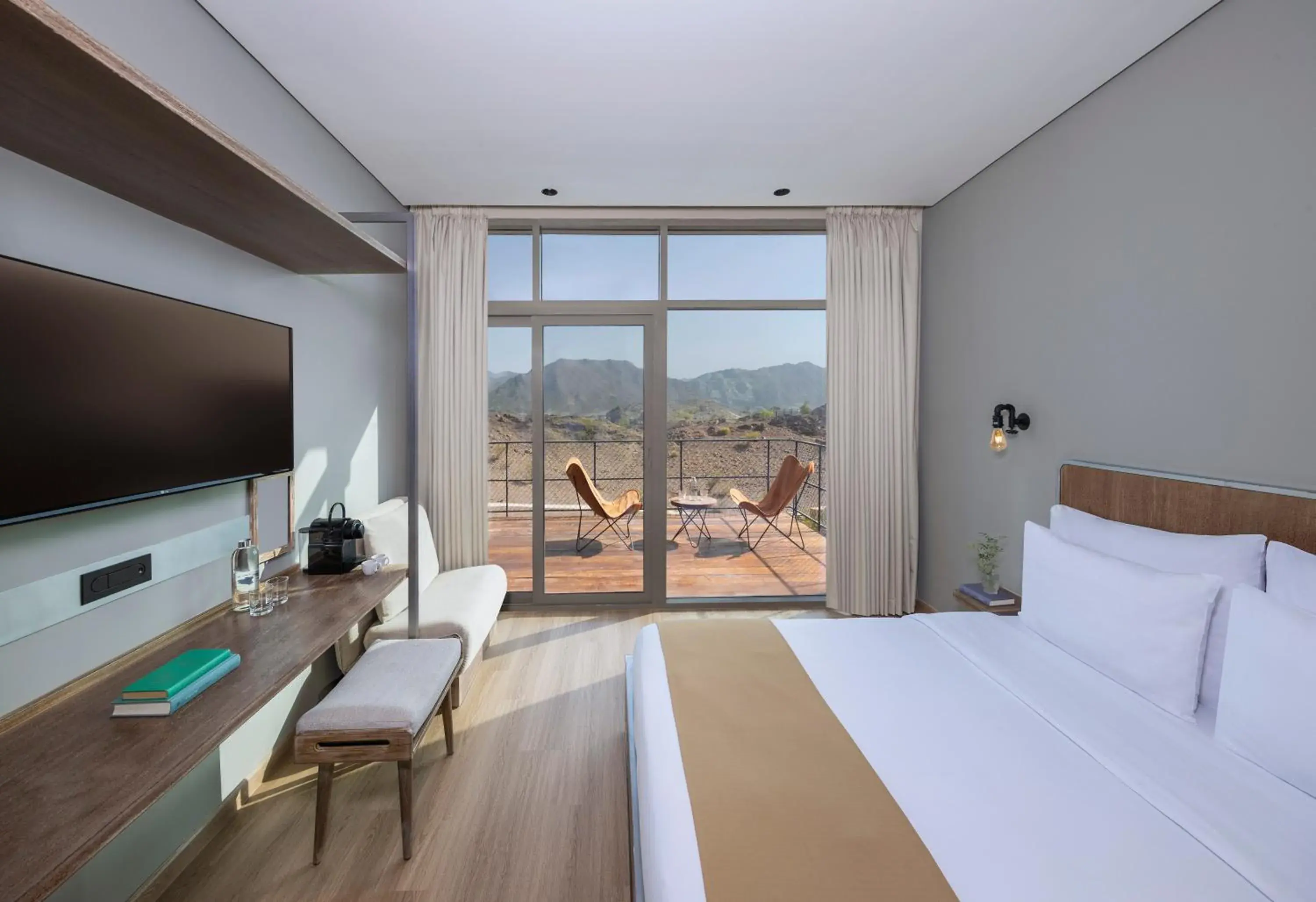 Deluxe Lodge with Mountain Backdrop and Complimentary Adventure Activities in Hatta Resorts Deluxe Lodge with Mountain Backdrop and Complimentary Adventure Activities in Hatta Resorts