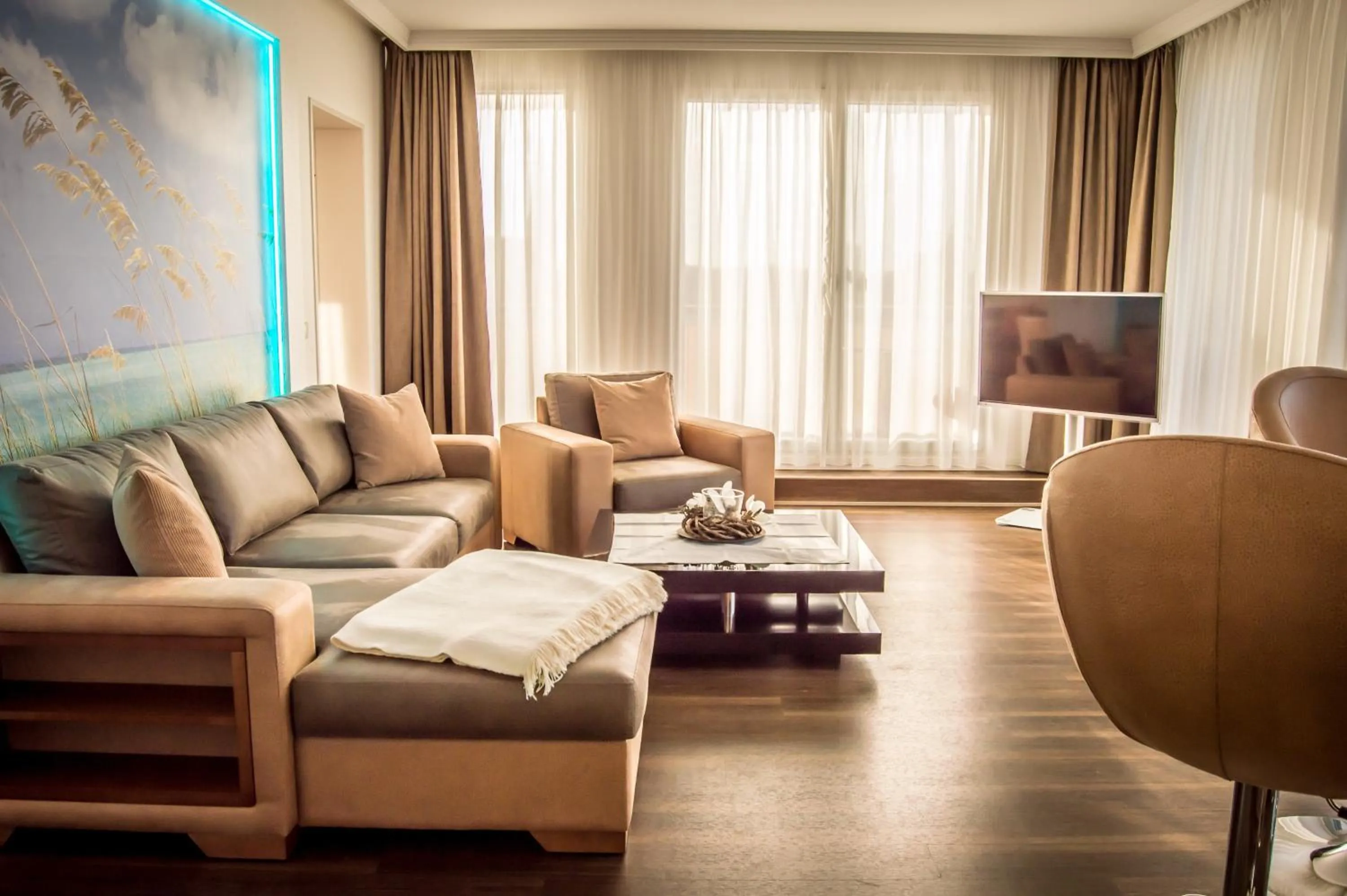 Seating area in Hotel Warnow