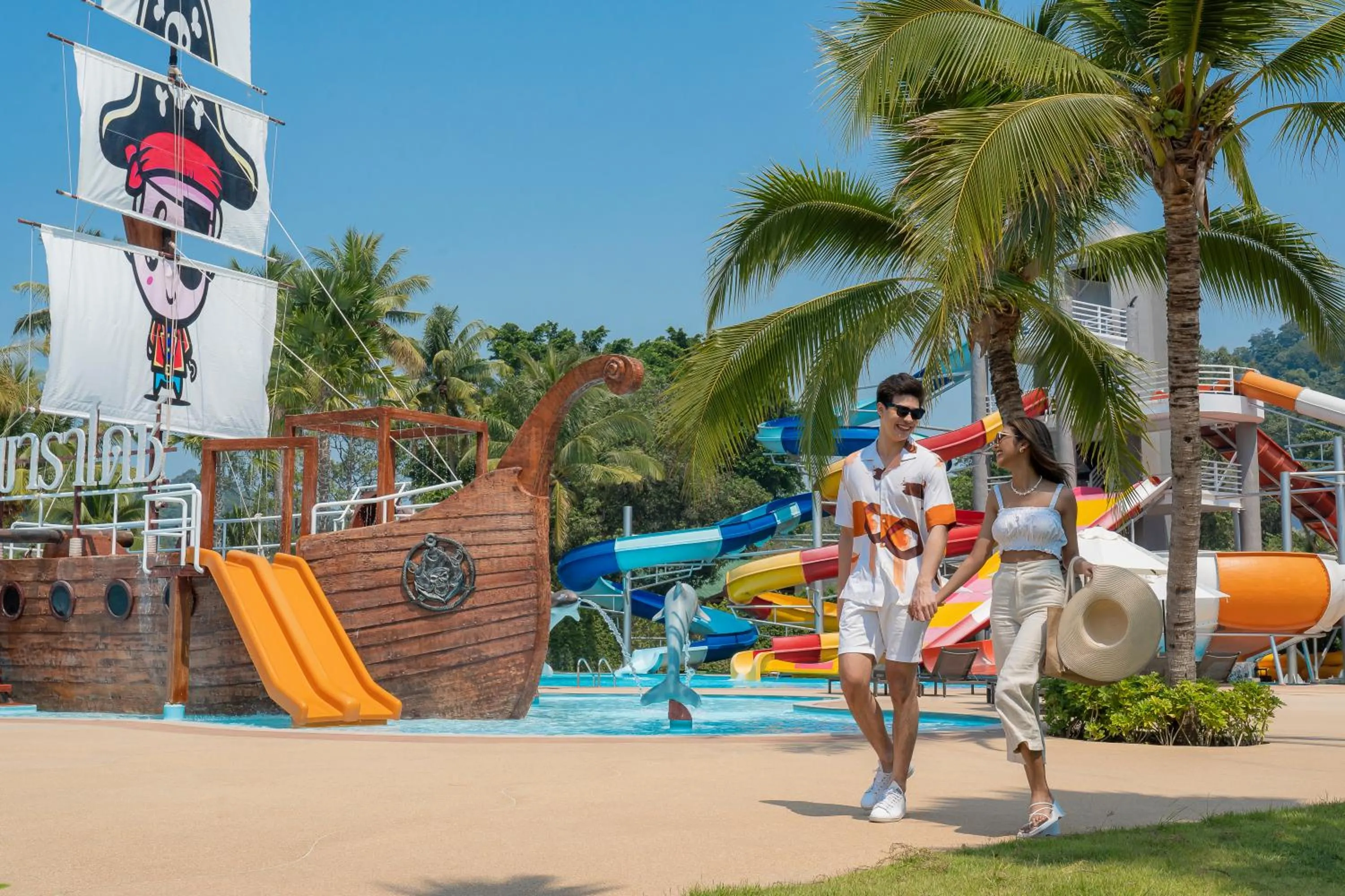 Aqua park in Koh Chang Paradise Hill