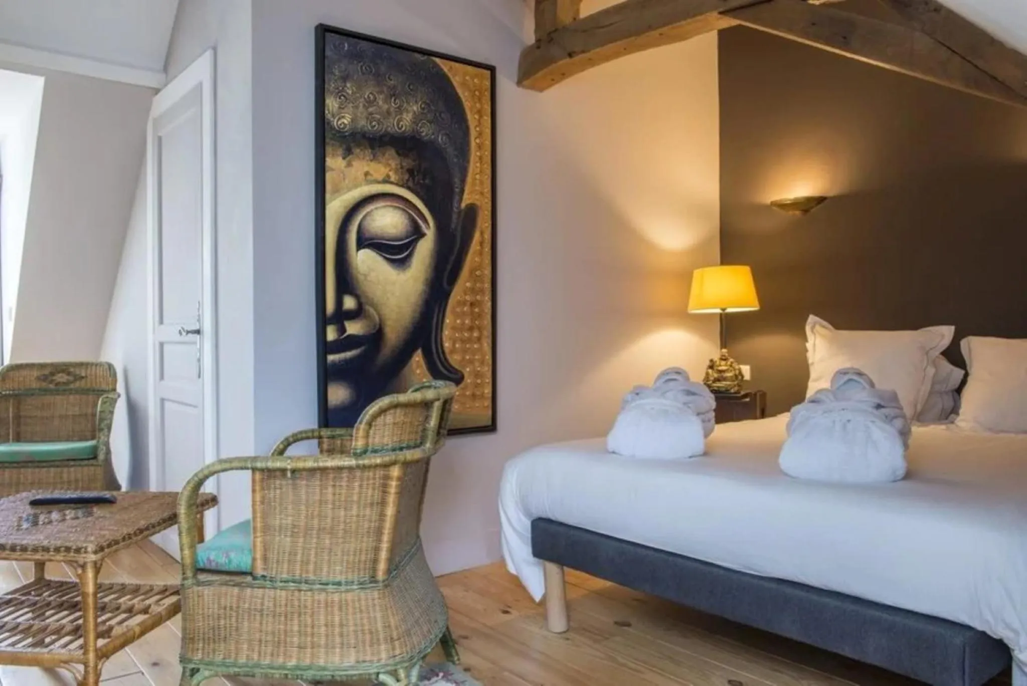 Bedroom, Bed in Château de l'Epinay