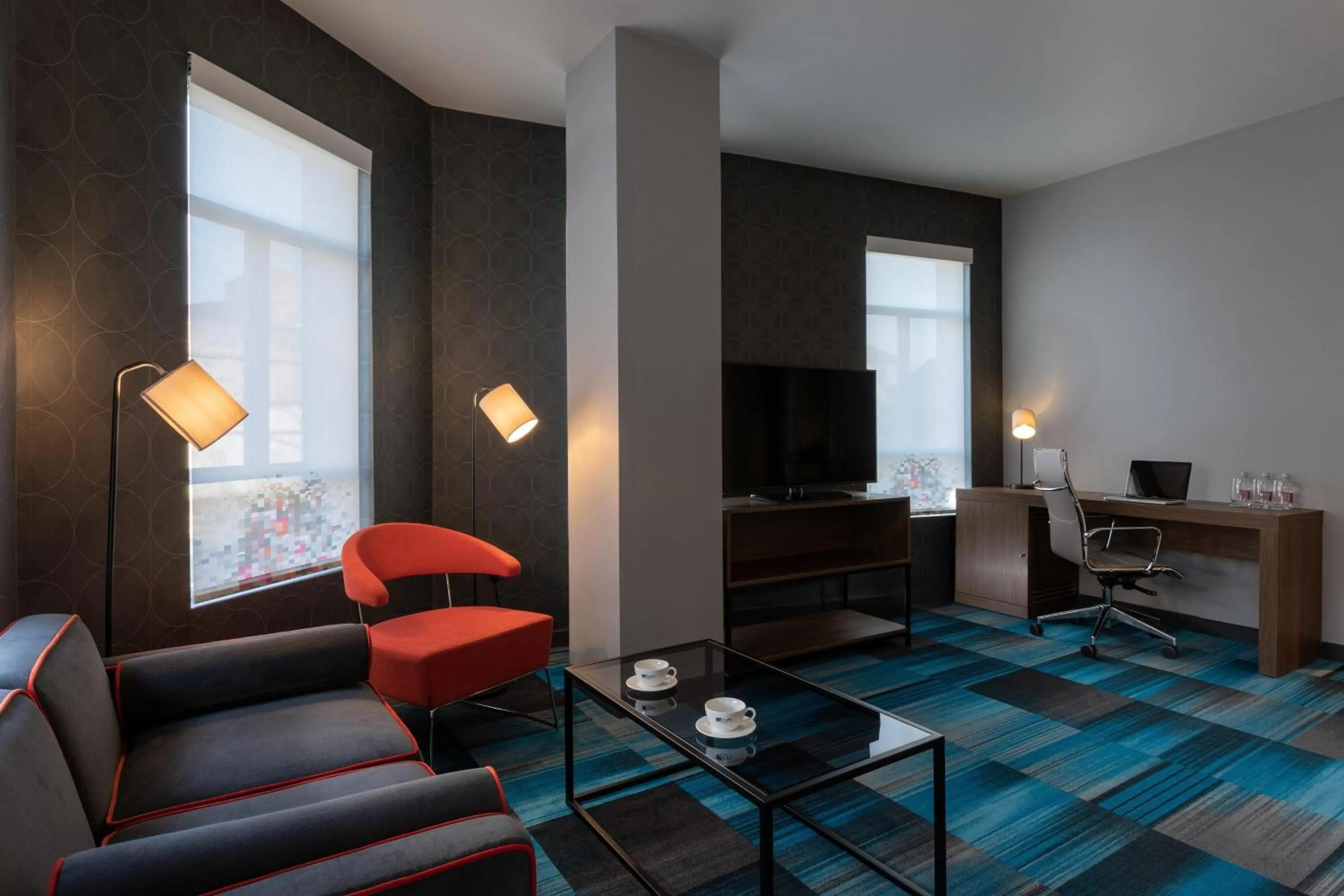 Photo of the whole room in Aloft Dublin City