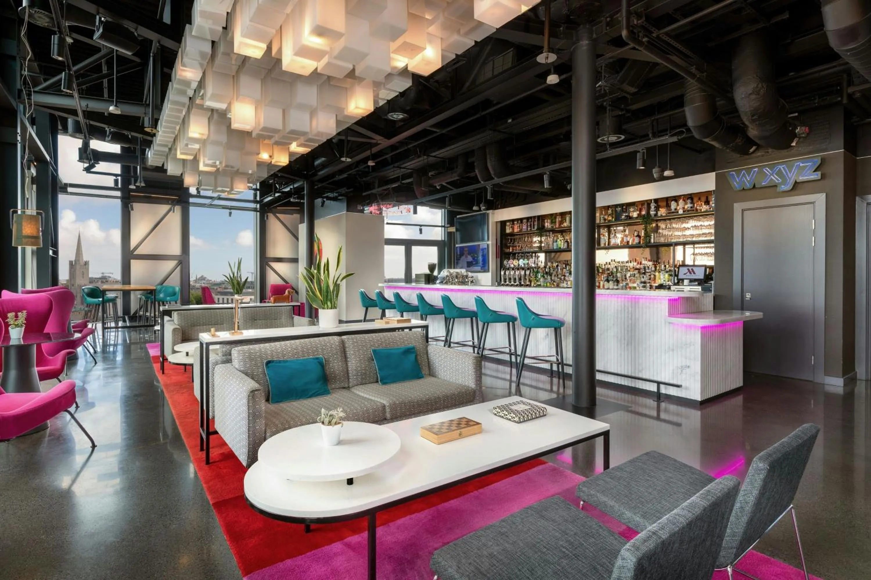 Lounge or bar in Aloft Dublin City