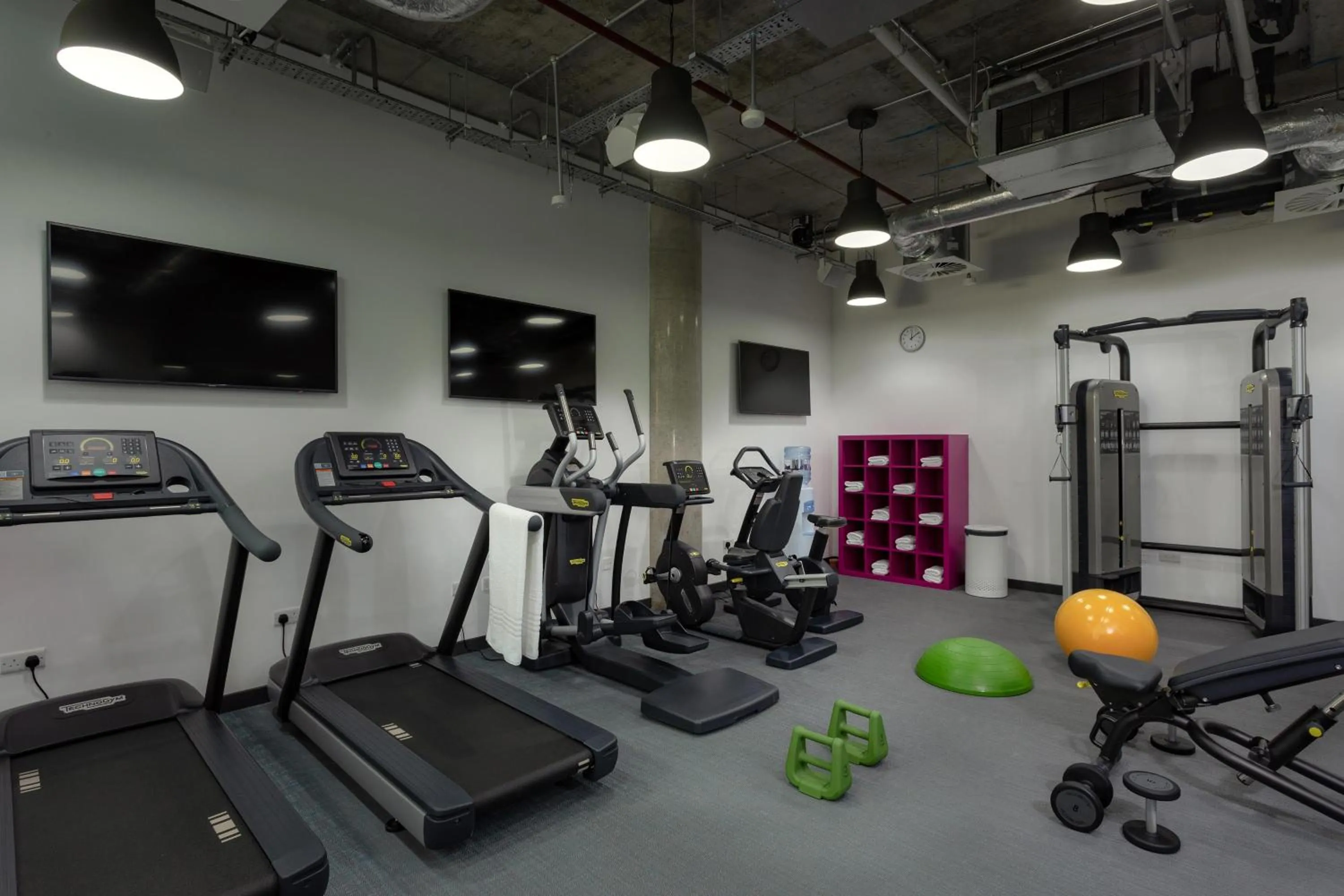 Fitness centre/facilities in Aloft Dublin City