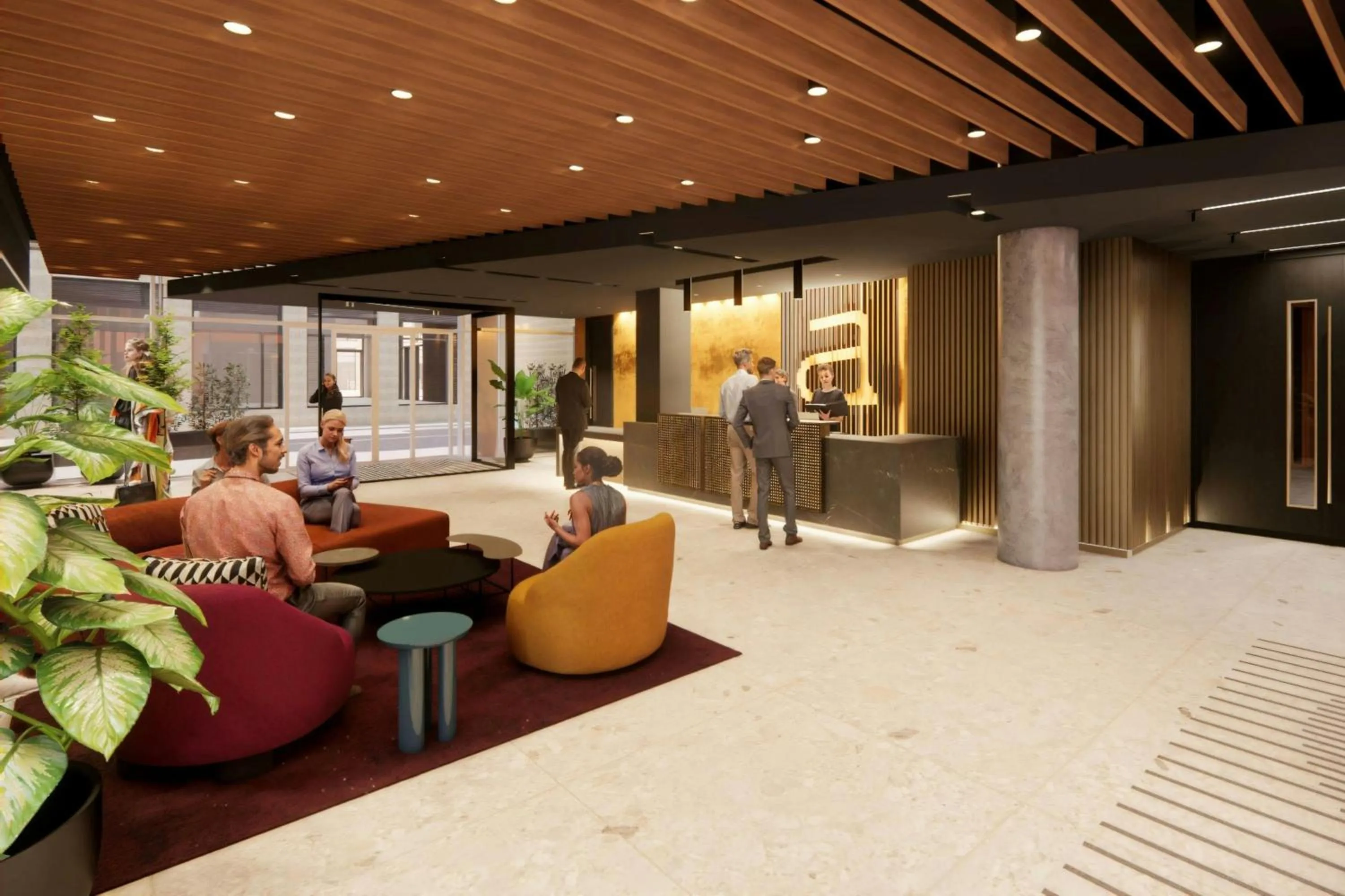 Lobby or reception in Aloft Dublin City