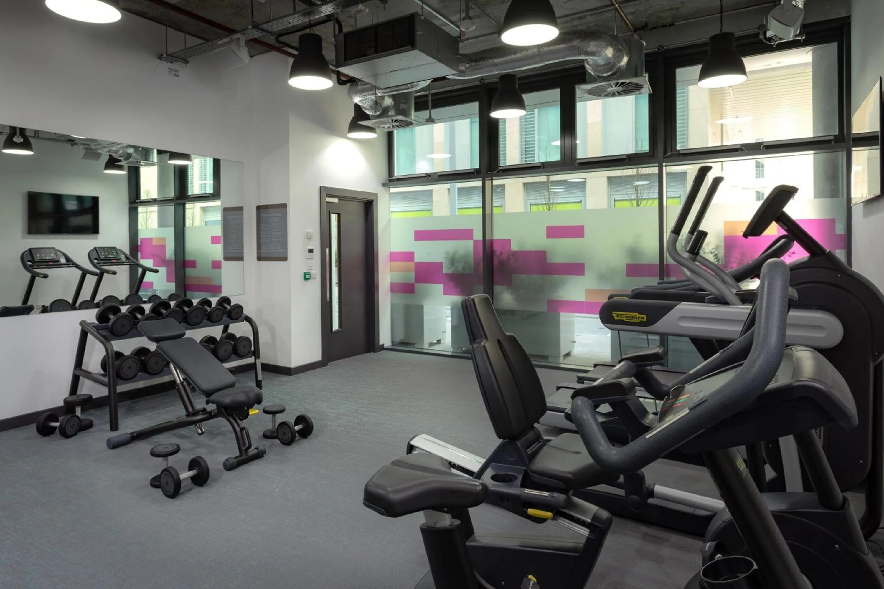 Fitness centre/facilities in Aloft Dublin City
