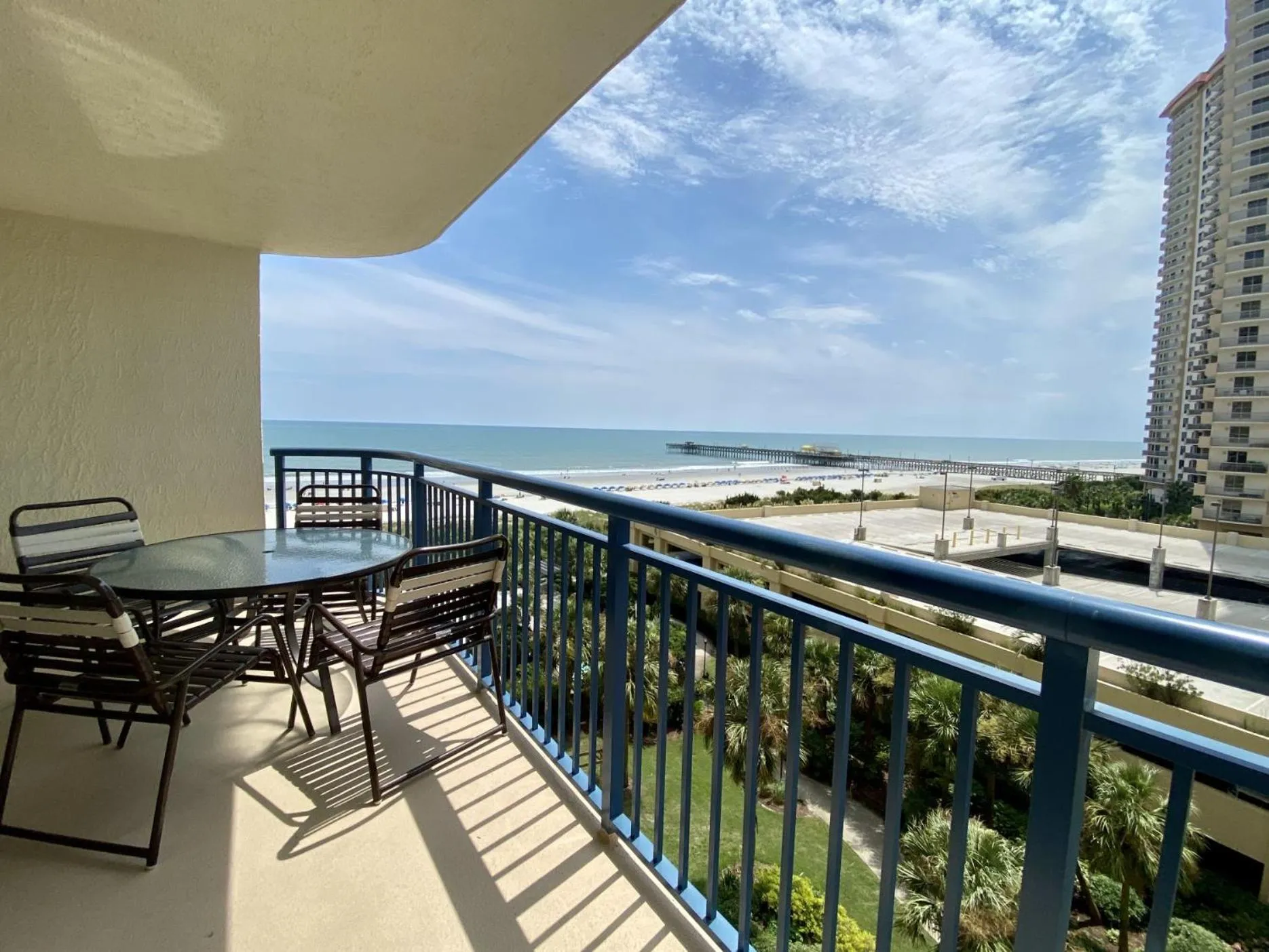 Balcony/Terrace in Palmetto Vacation Rentals at Kingston Plantation