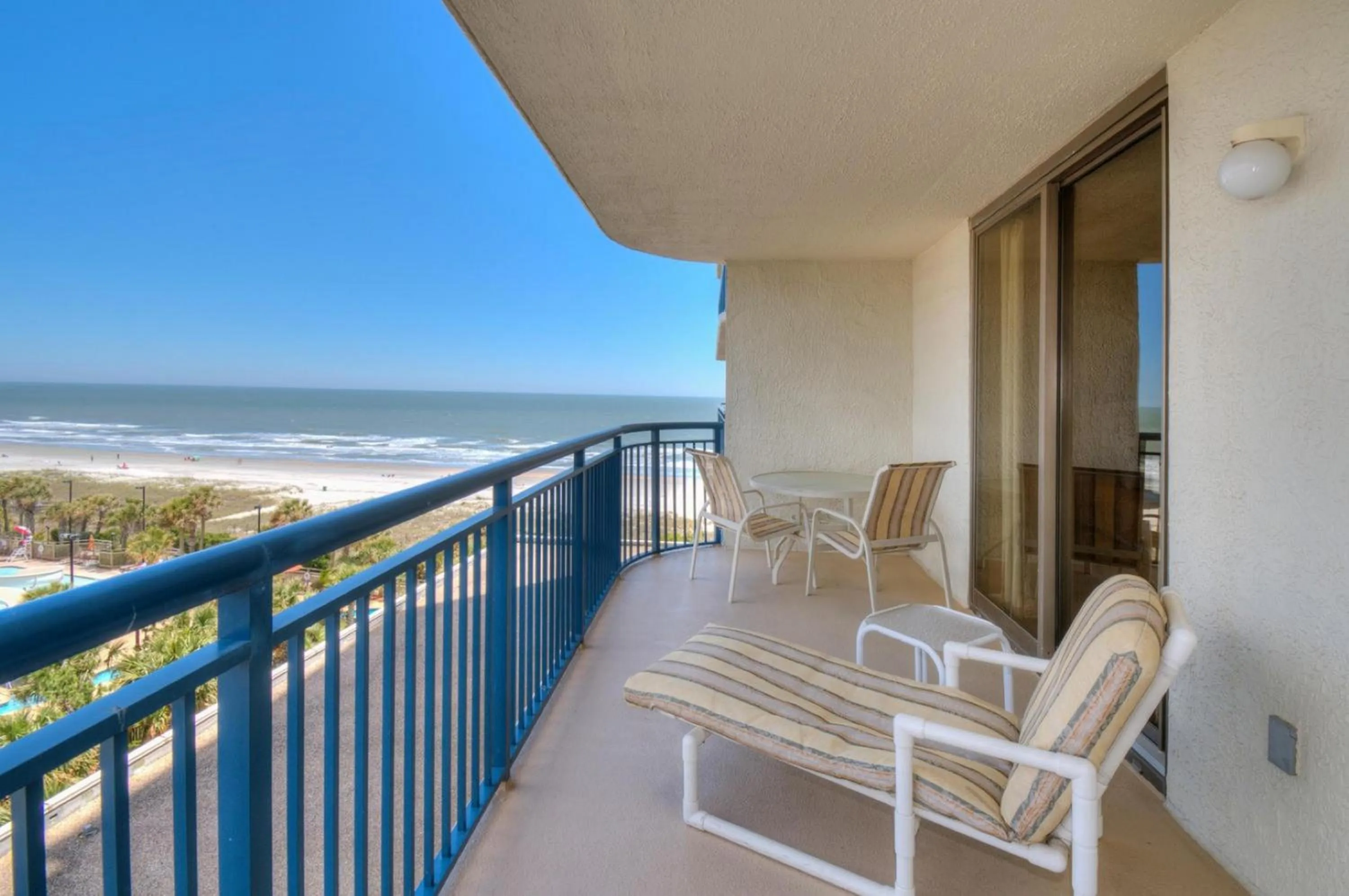 Balcony/Terrace in Palmetto Vacation Rentals at Kingston Plantation
