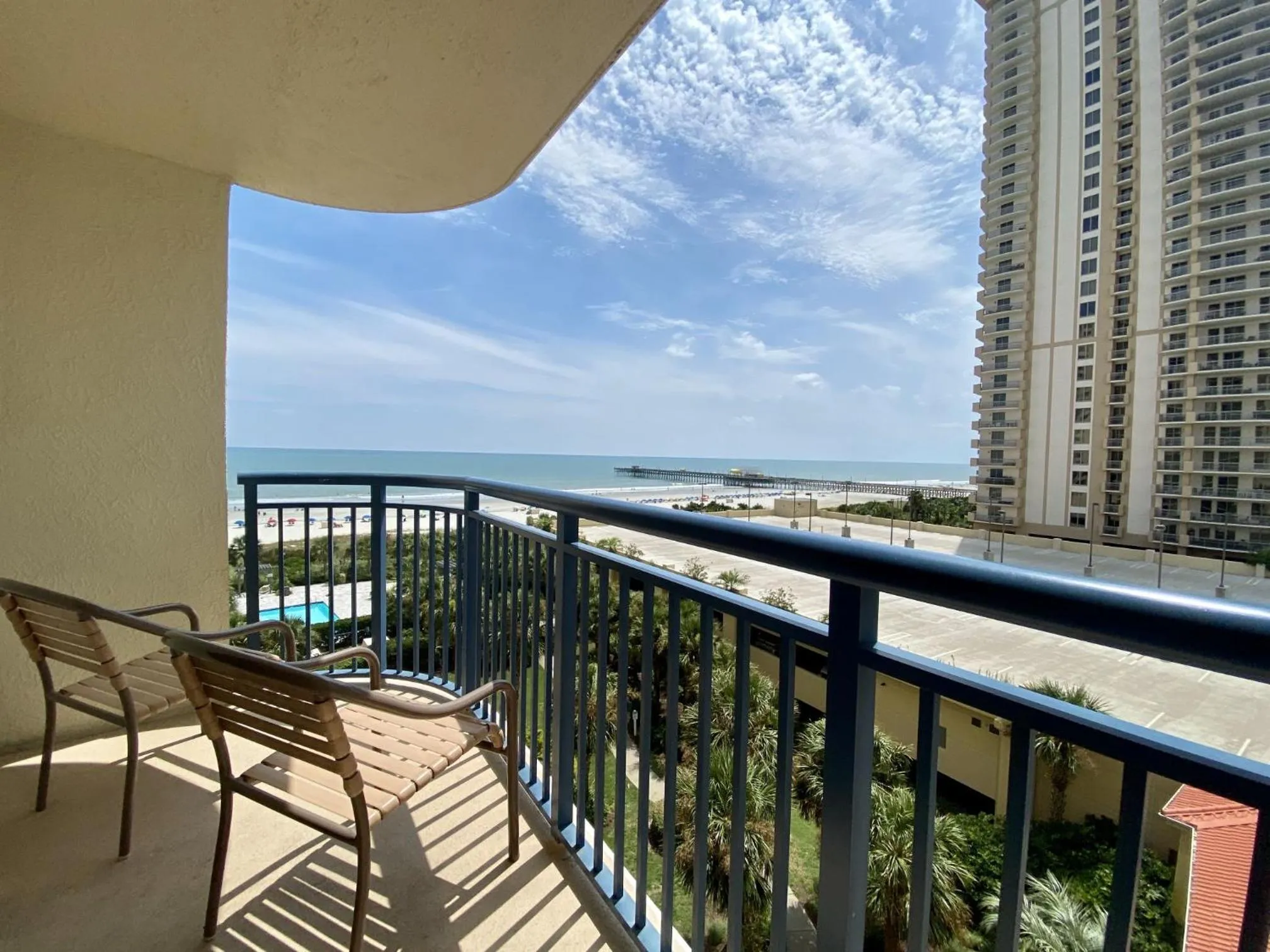 Balcony/Terrace in Palmetto Vacation Rentals at Kingston Plantation