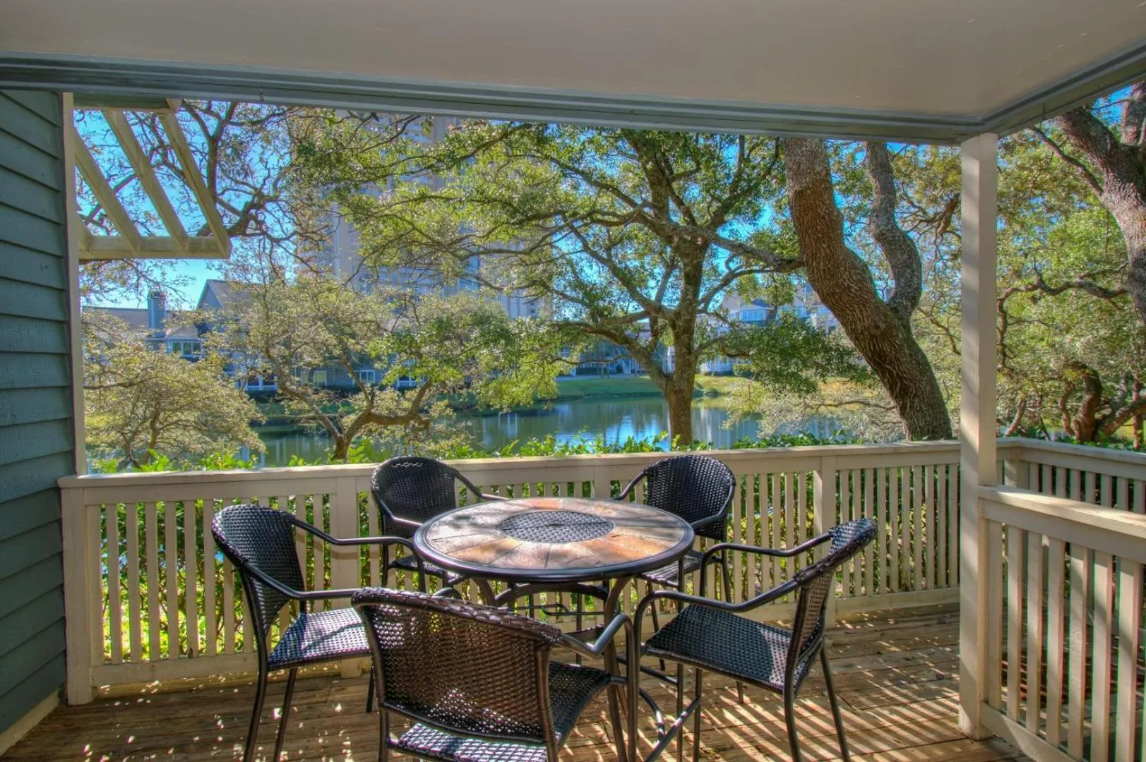 Patio in Palmetto Vacation Rentals at Kingston Plantation