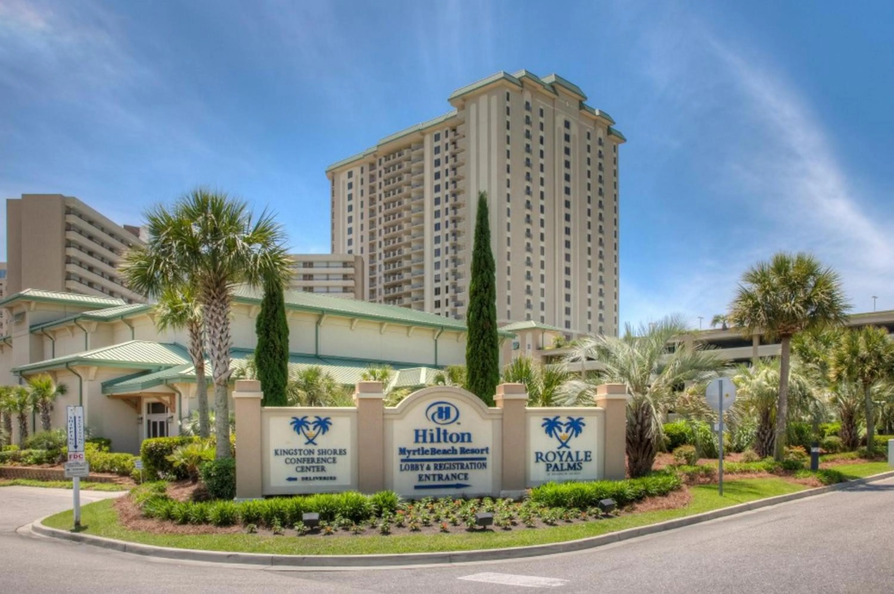 Property building in Palmetto Vacation Rentals at Kingston Plantation