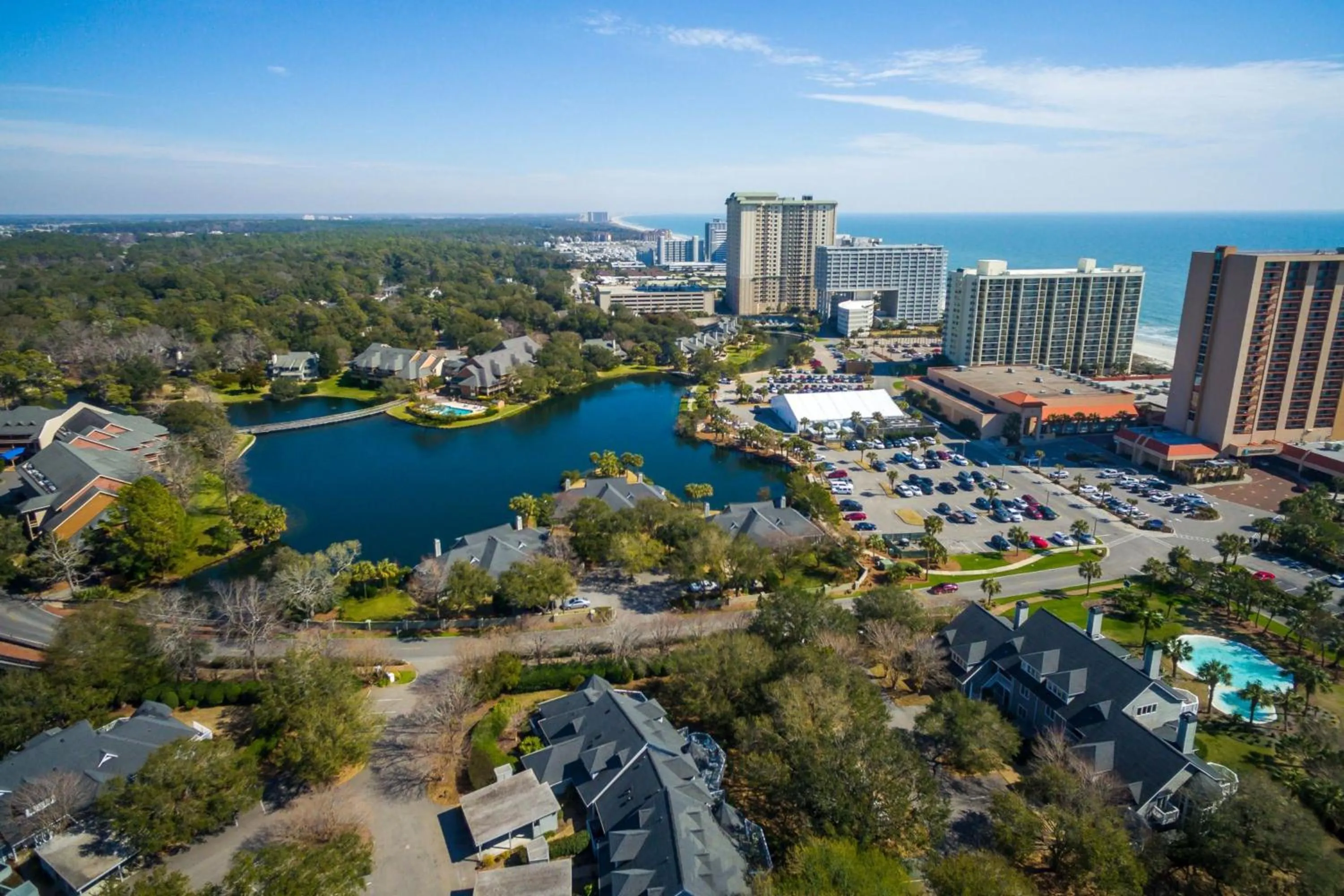 Property building in Palmetto Vacation Rentals at Kingston Plantation