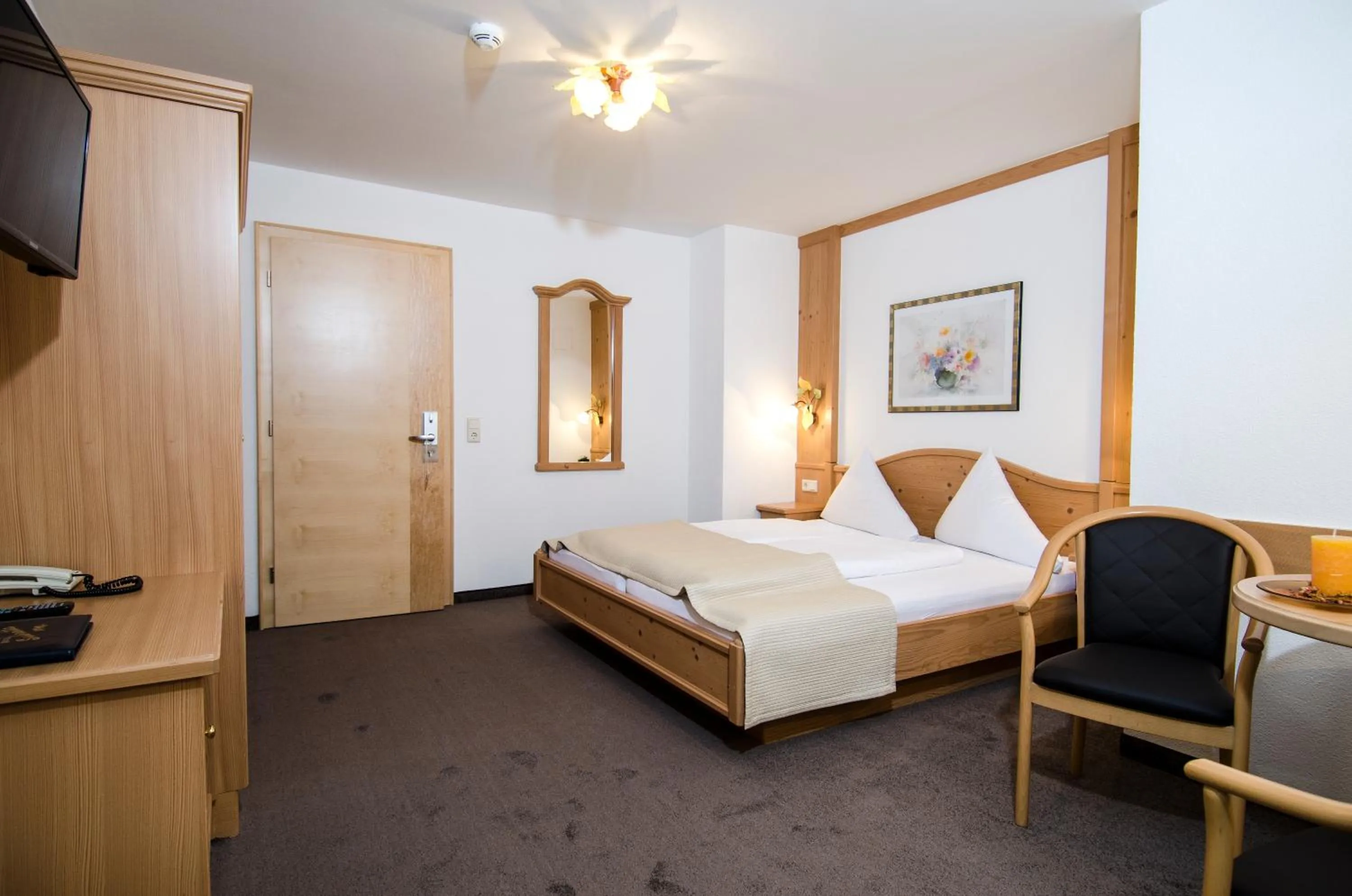 Bed in Hotel Garni Subretta