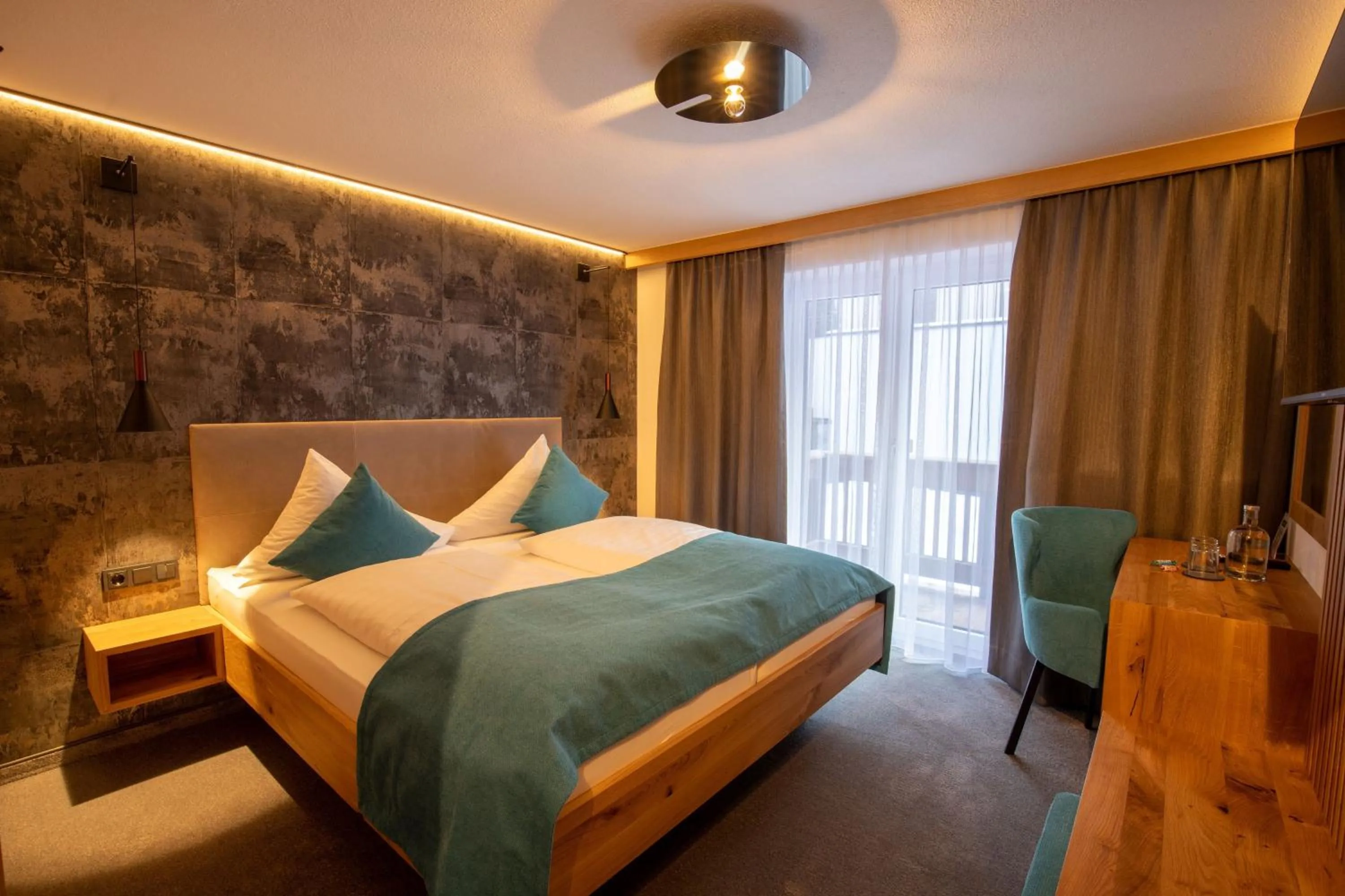 Bed in Hotel Garni Subretta