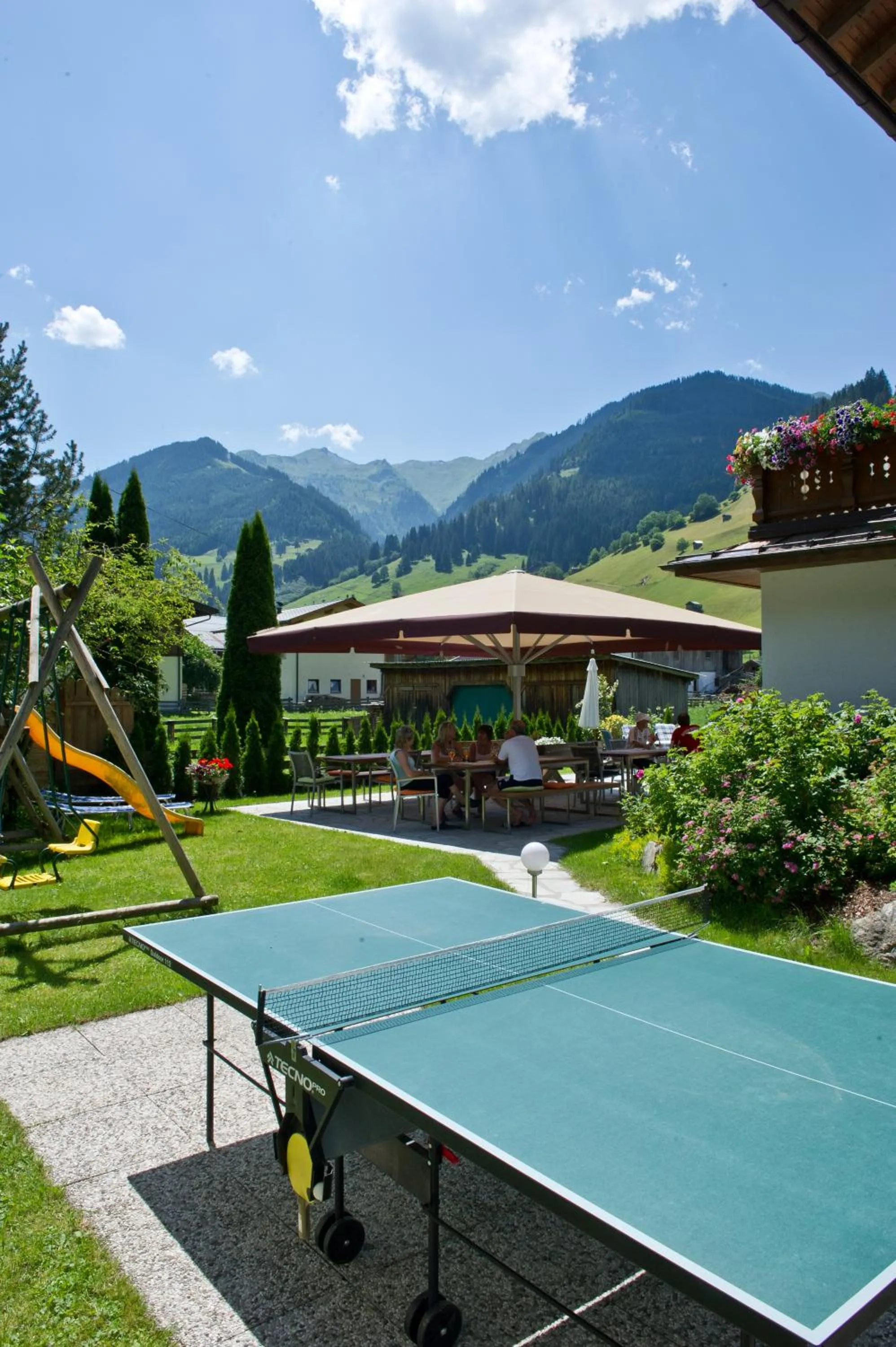 Children play ground in Hotel Landhaus Neumayr