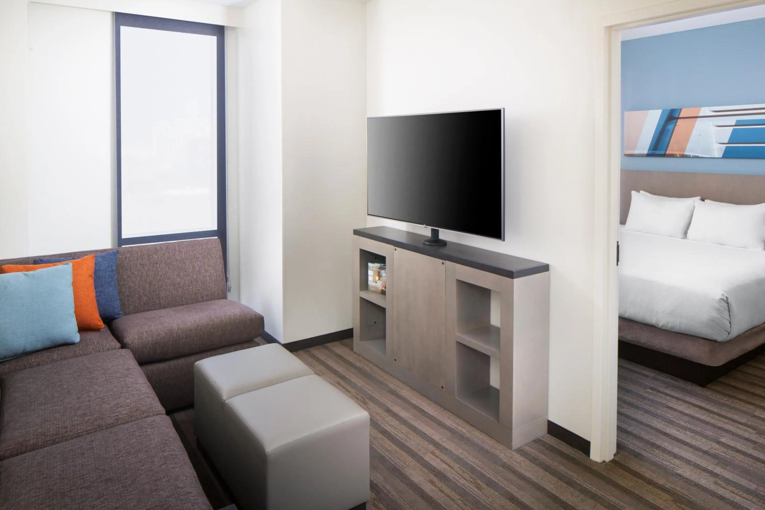 TV and multimedia, Bed in Hyatt House Nashville at Vanderbilt