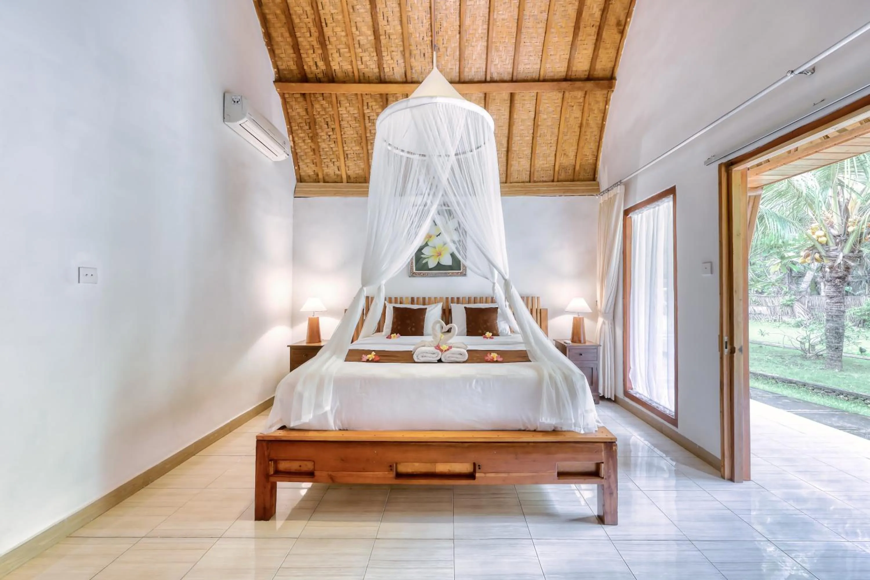 Bed in Komurd Lavender Bungalow