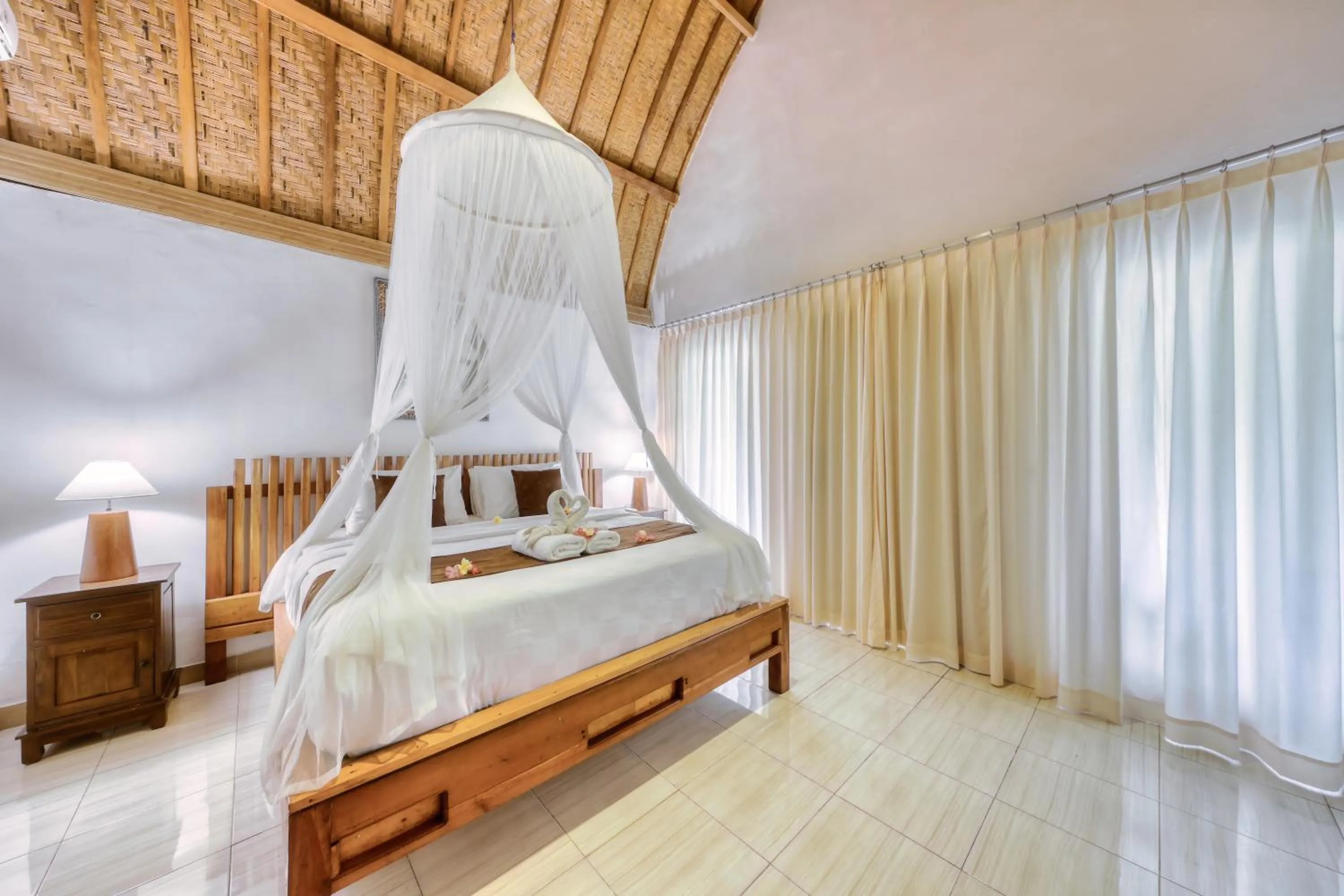 Bed in Komurd Lavender Bungalow