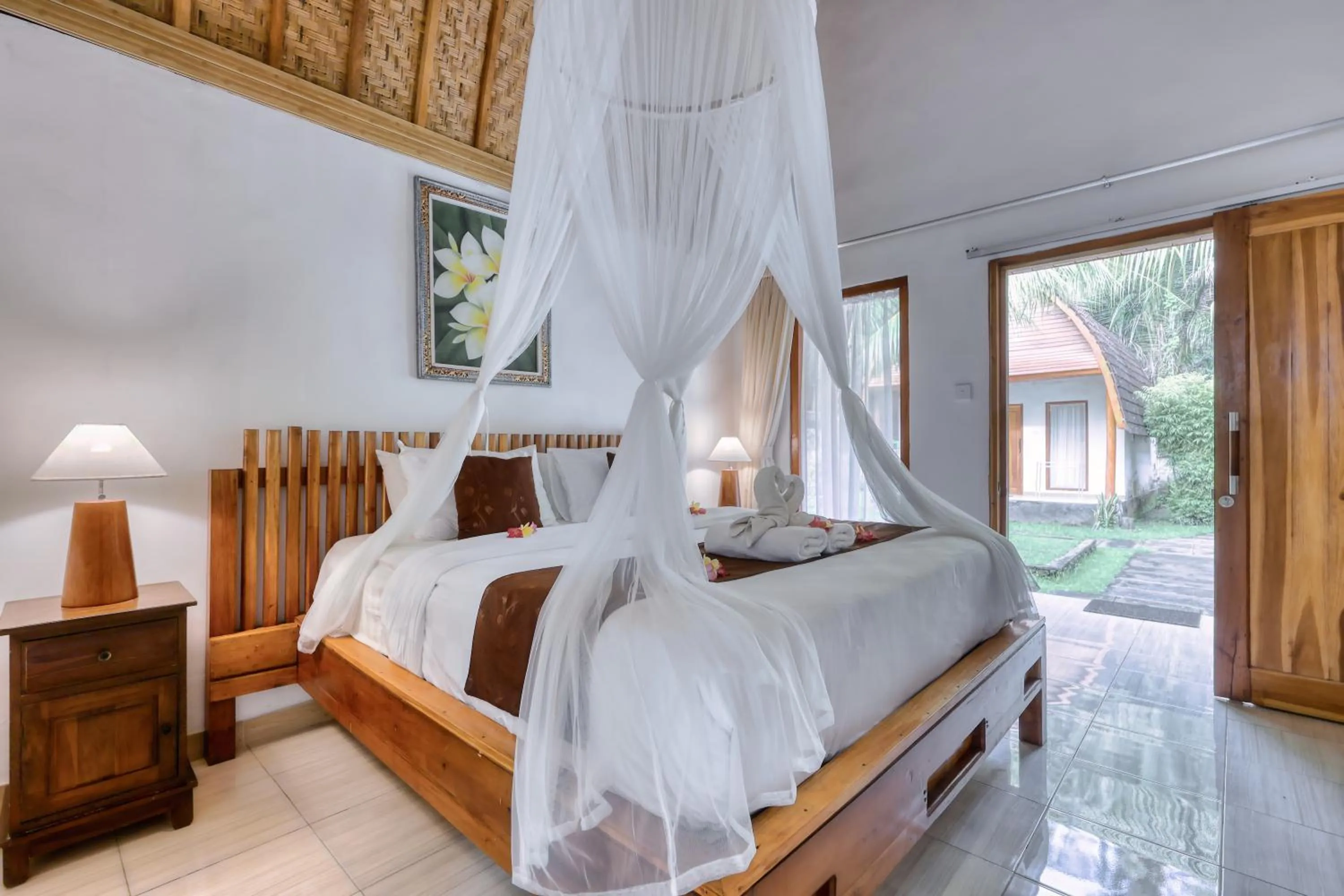 Bed in Komurd Lavender Bungalow