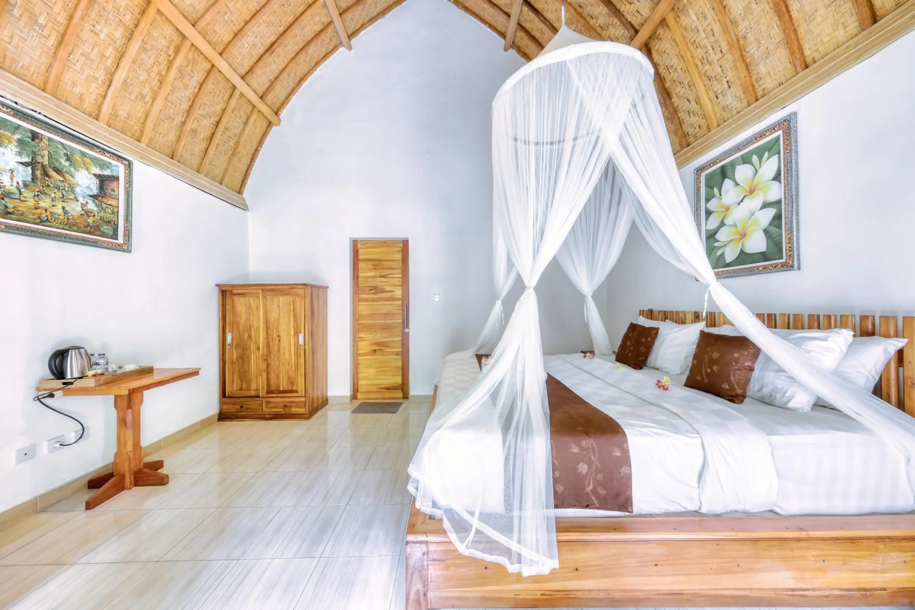 Bed in Komurd Lavender Bungalow