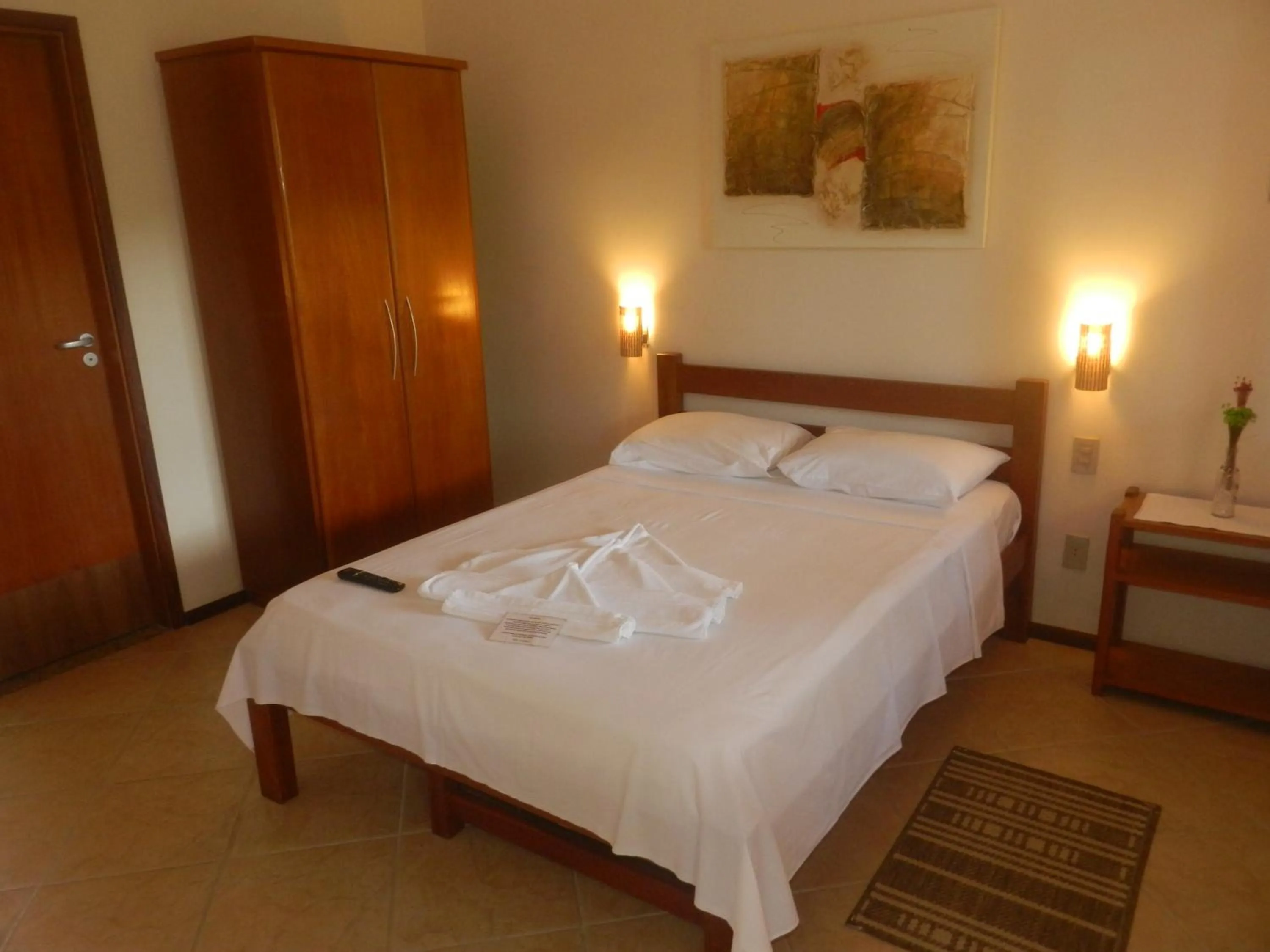 Bed in Pousada Tempo Rei