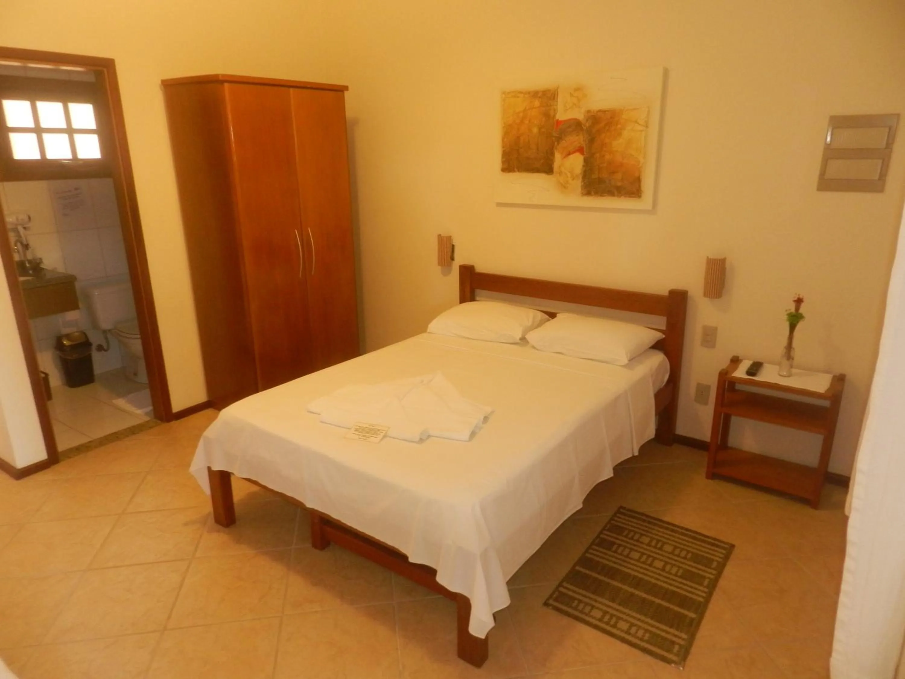 Bed in Pousada Tempo Rei