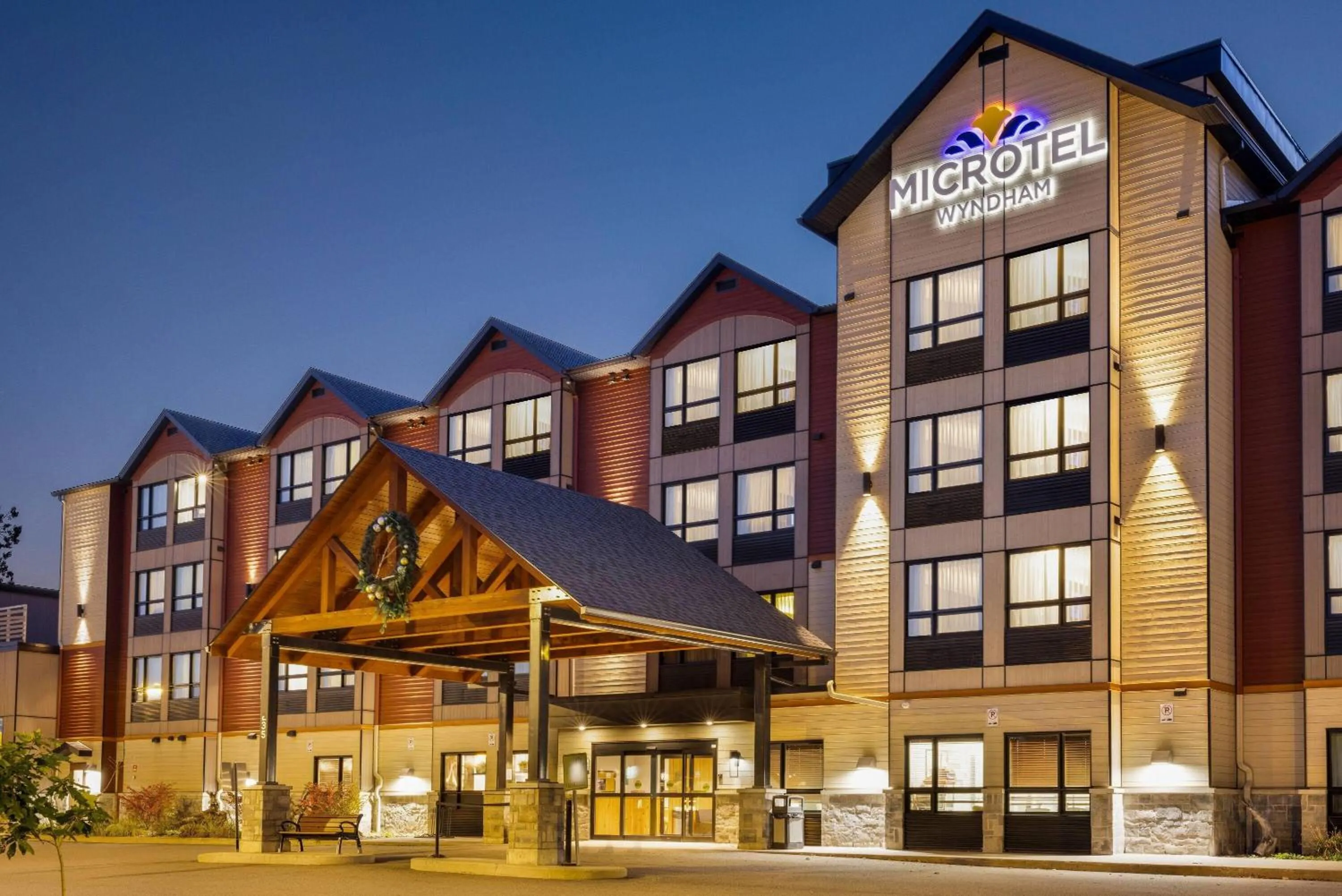 Property building in Microtel Inn & Suites by Wyndham Mont Tremblant
