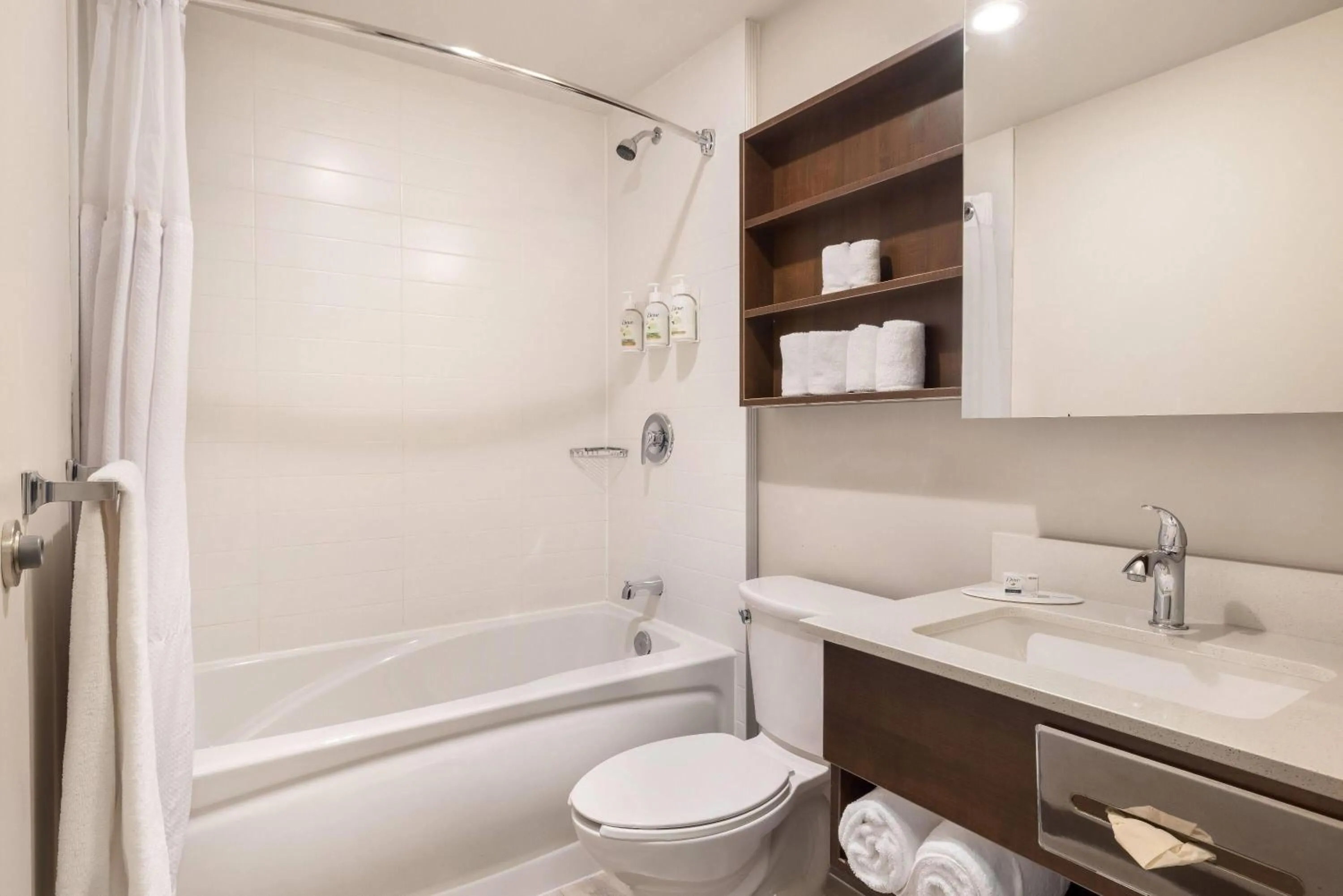 Bathroom in Microtel Inn & Suites by Wyndham Mont Tremblant