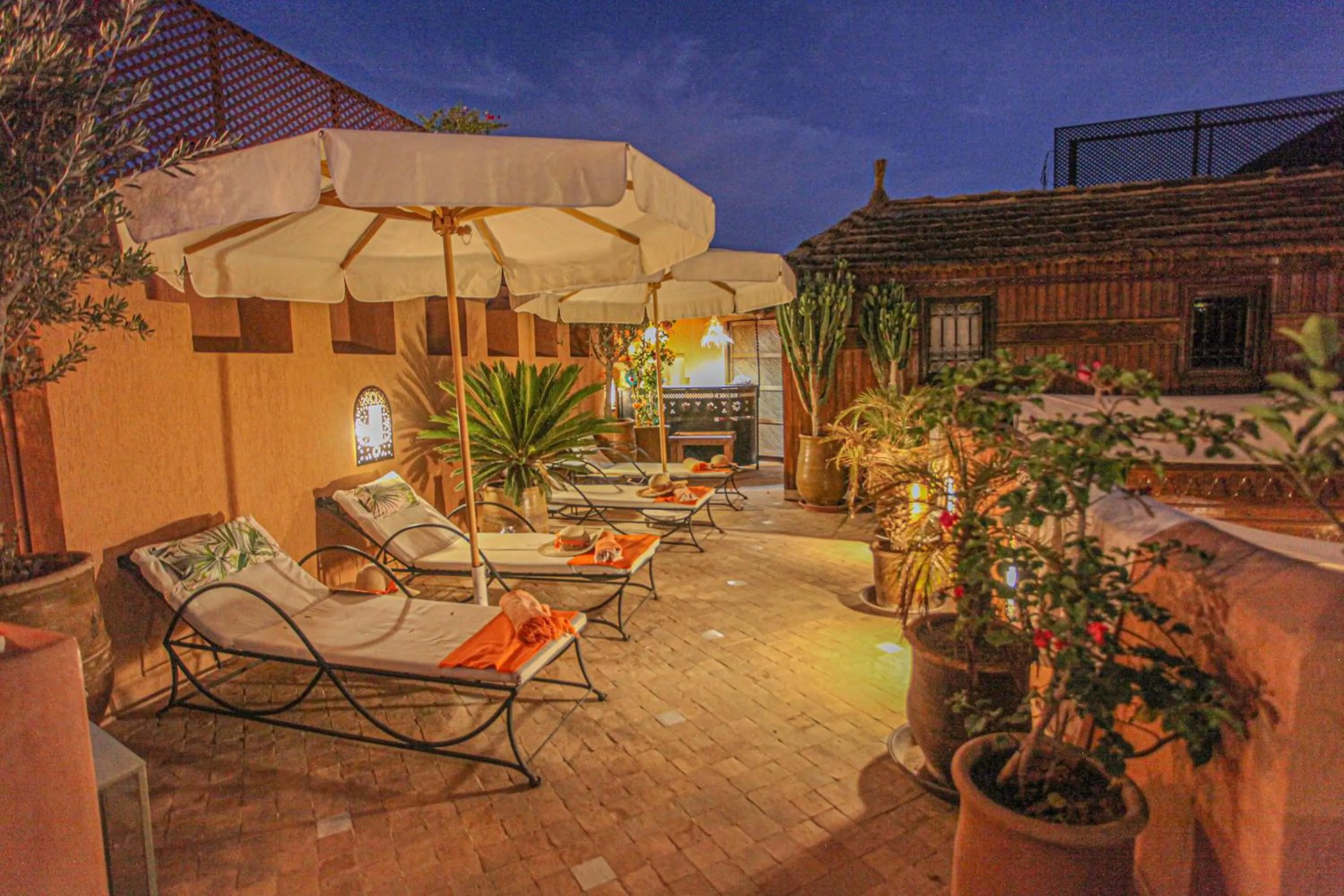Balcony/Terrace in Riad Melhoun & Spa