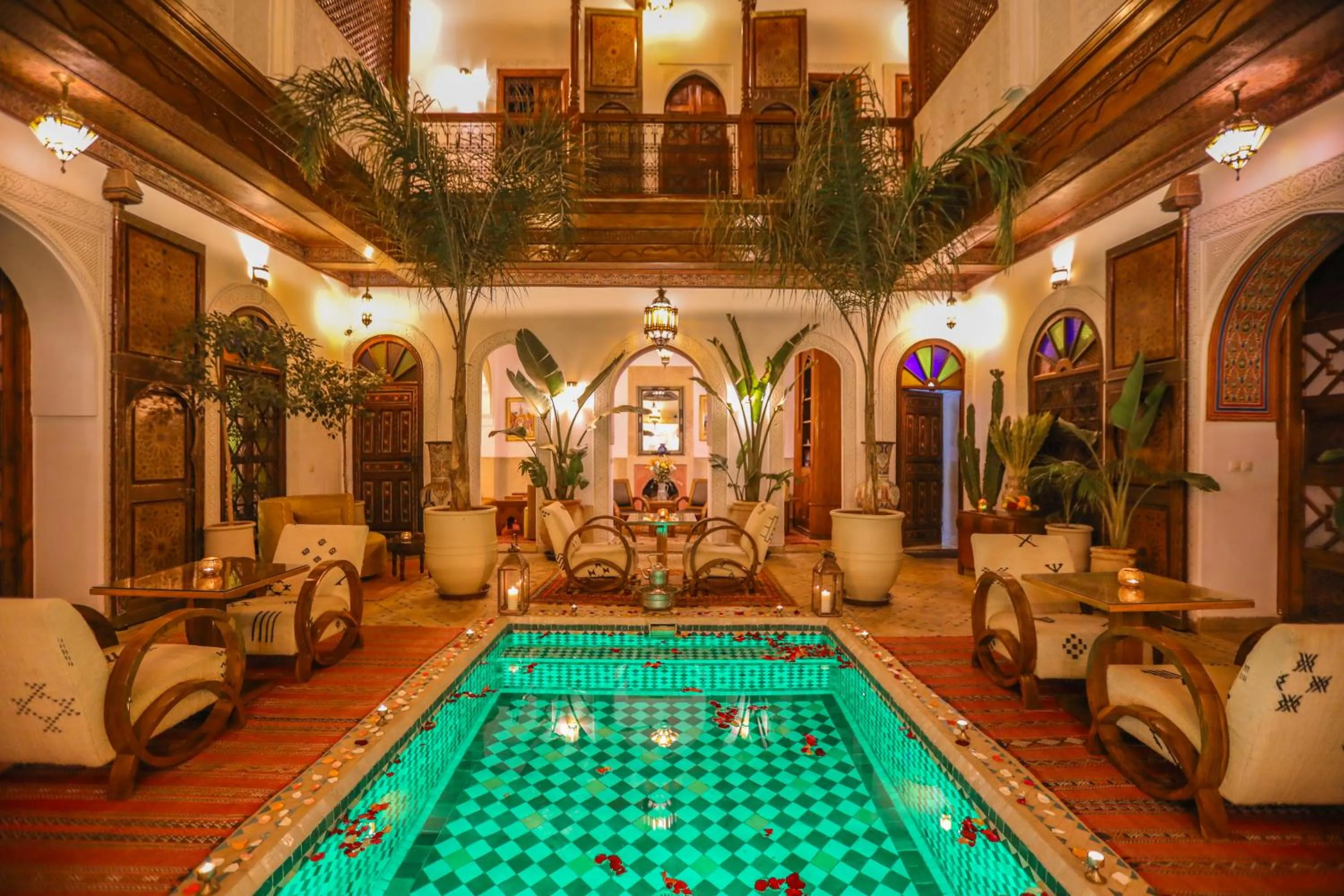 Patio in Riad Melhoun & Spa