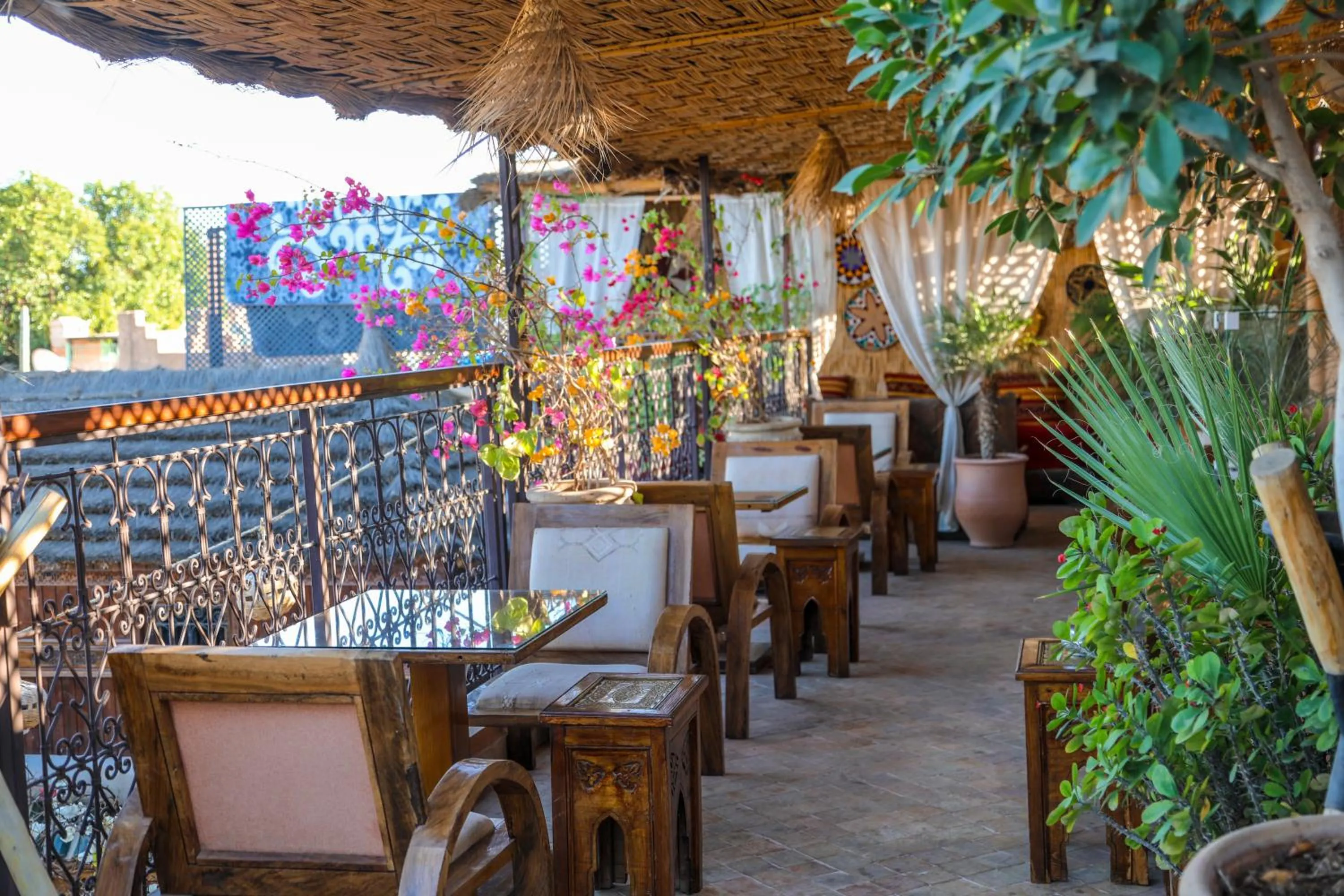 Balcony/Terrace in Riad Melhoun & Spa