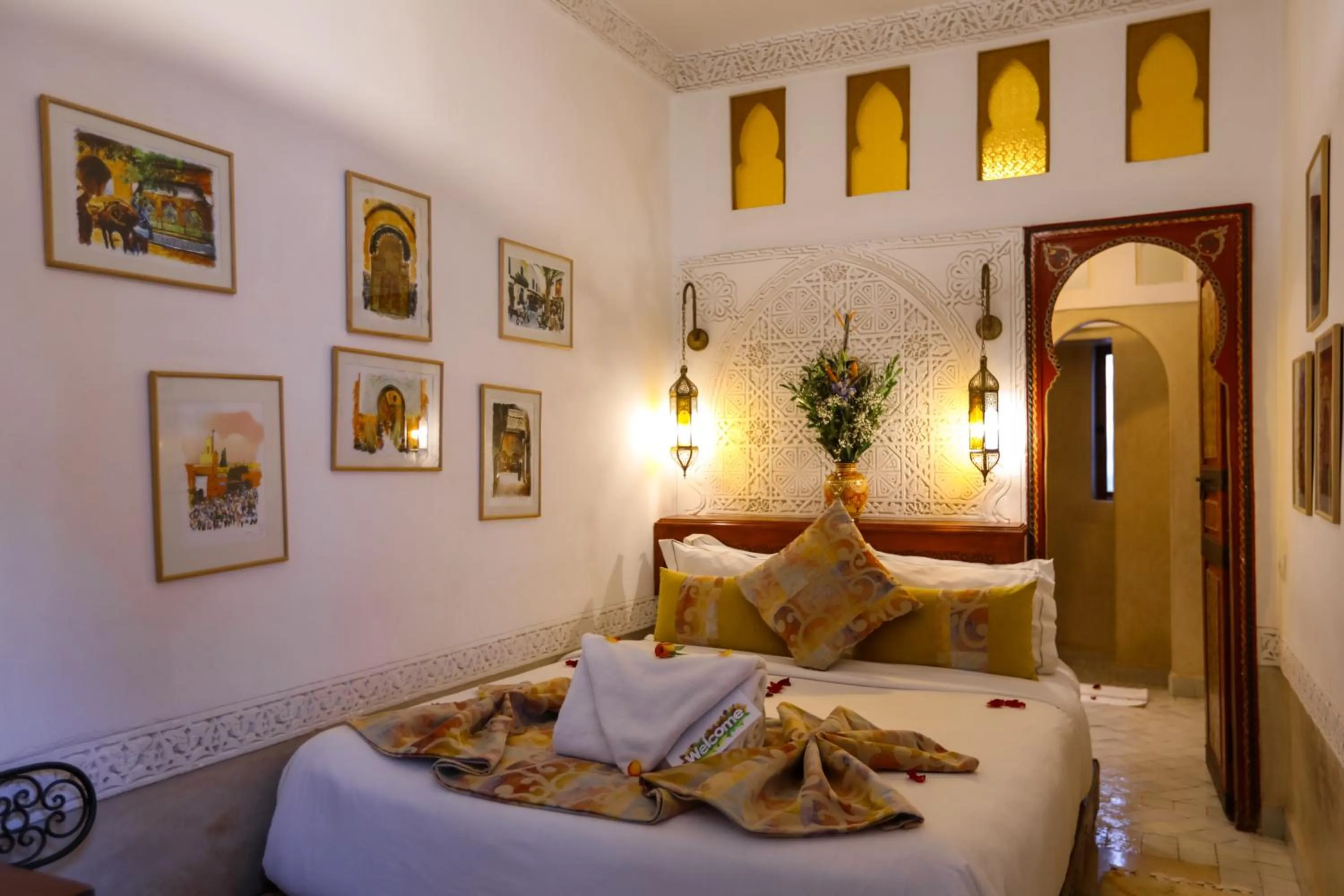 Bedroom, Bed in Riad Melhoun & Spa